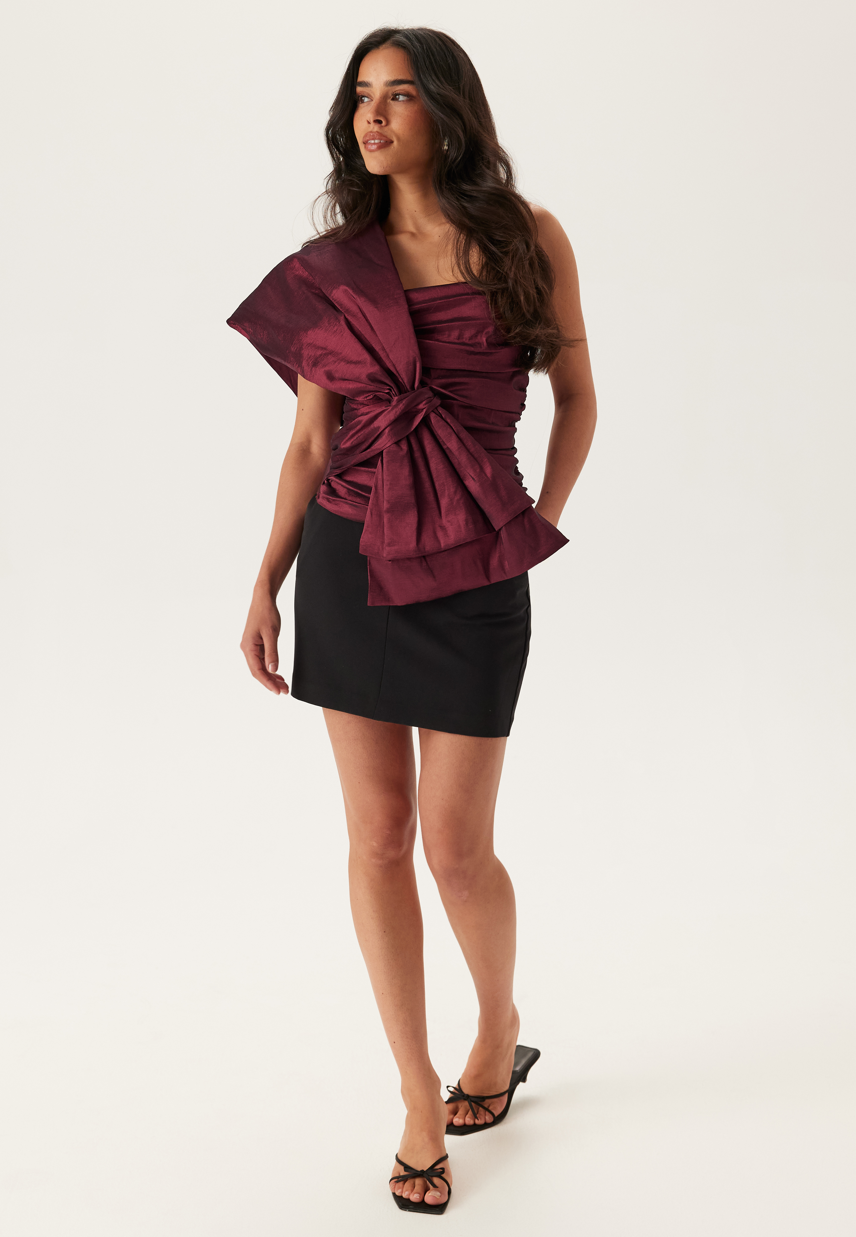 One Shoulder Bow Top 2