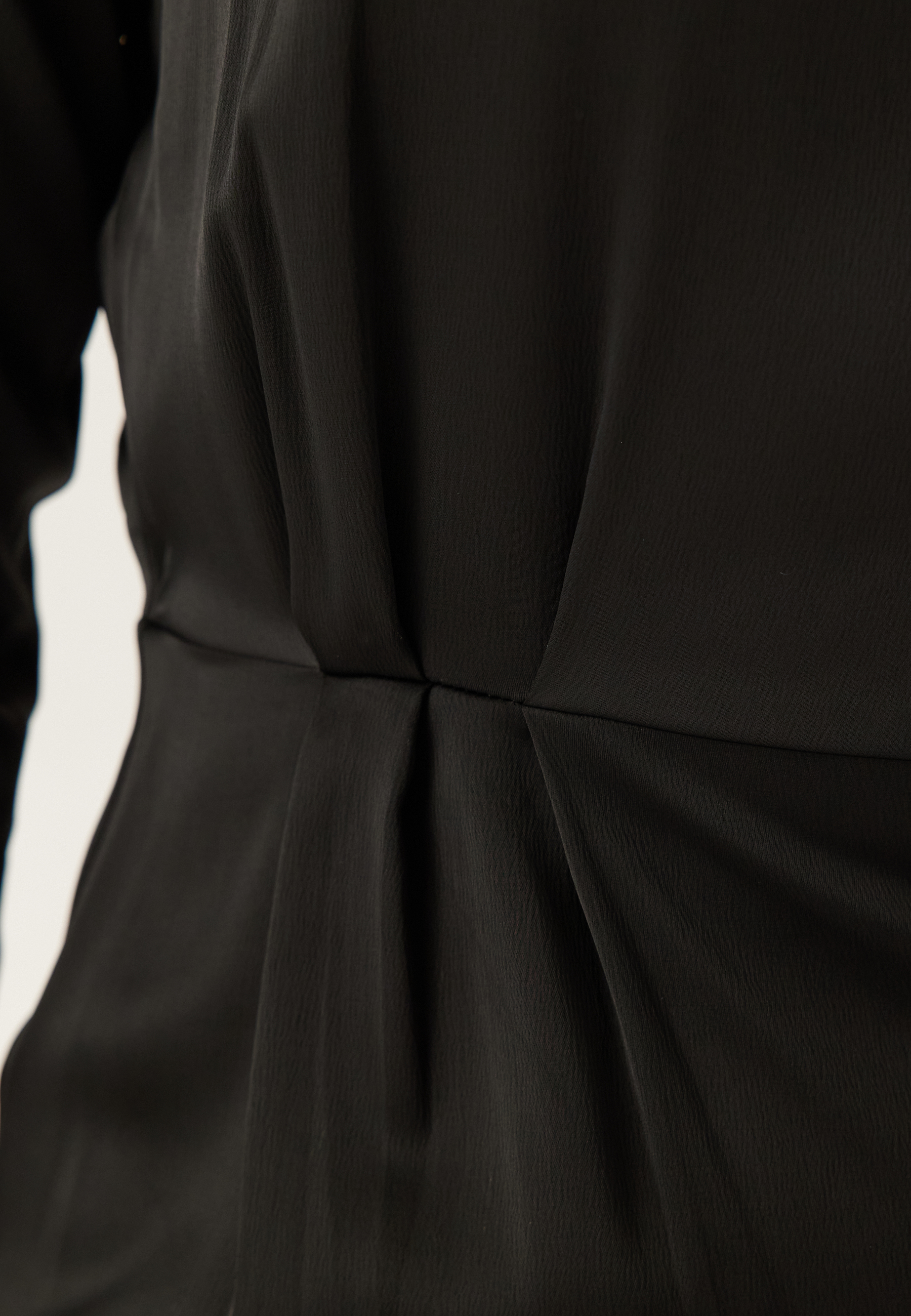 Satin Cowl Neck Midi Dress 3