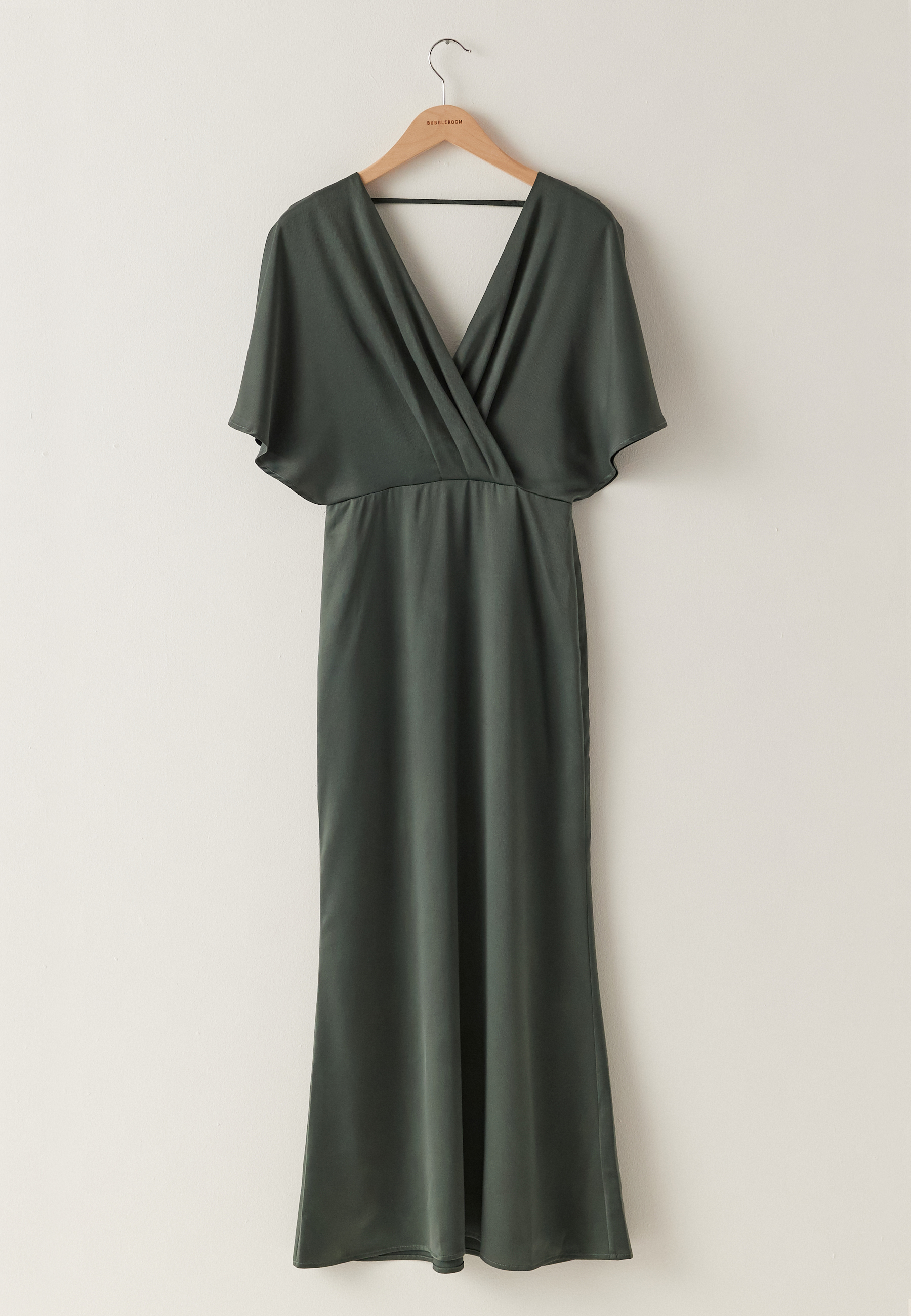 Wrap Satin Ankle Dress 5
