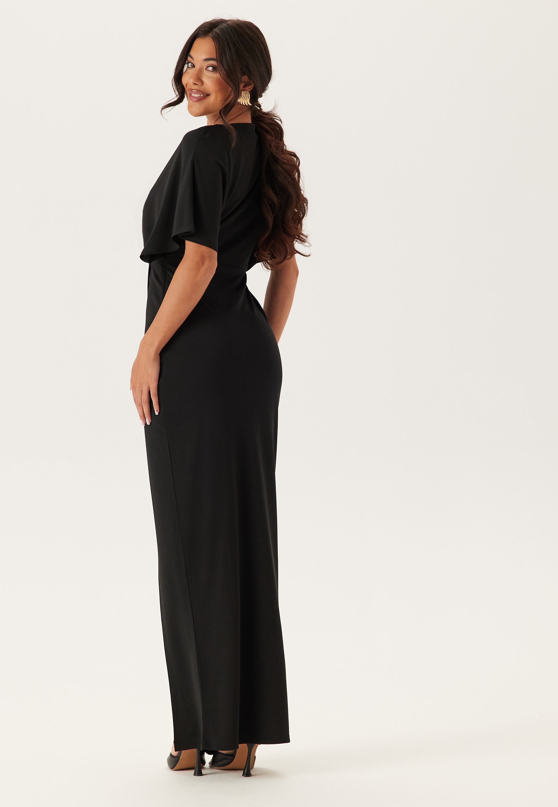 Wrap Slit Maxi Dress 3