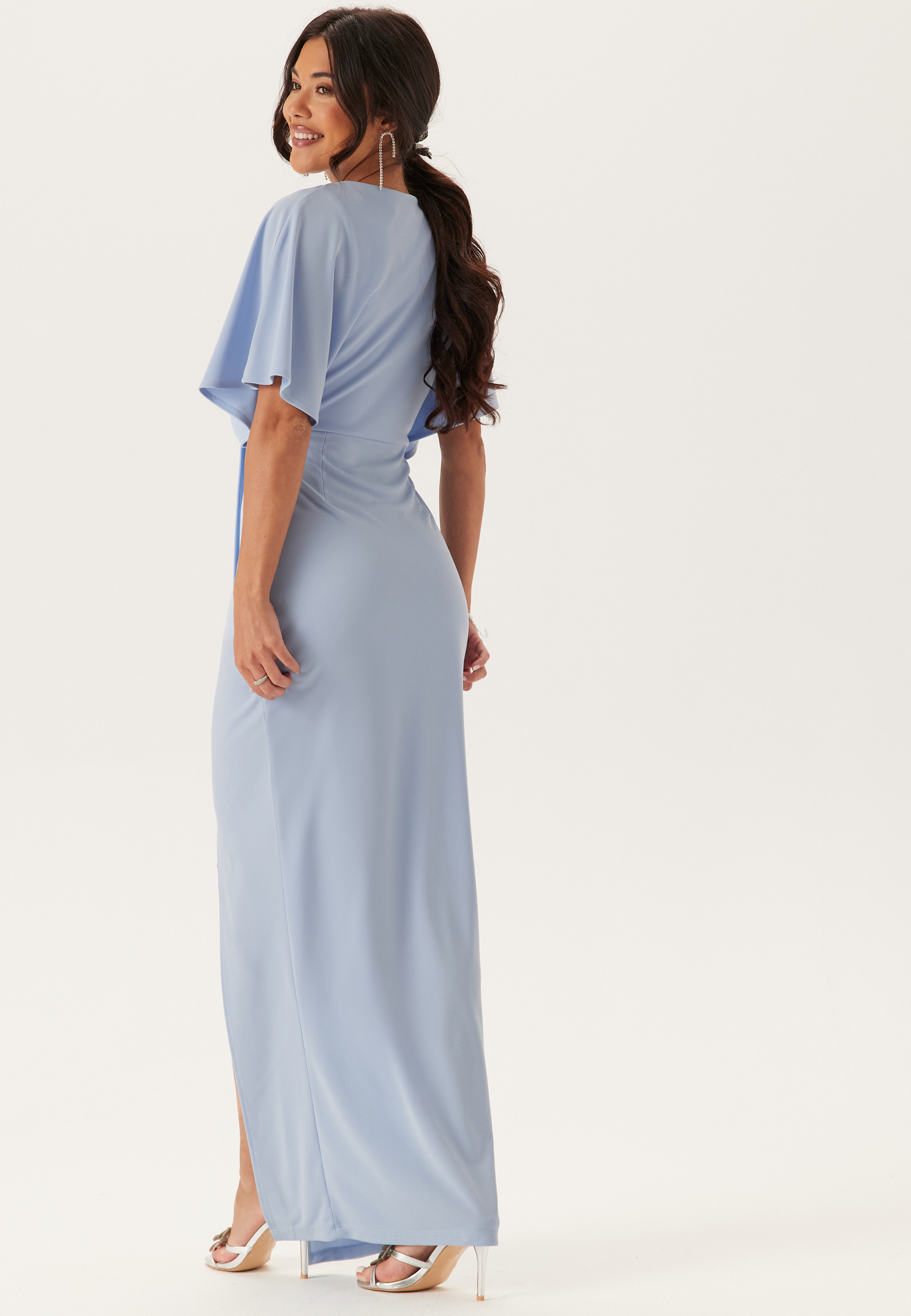 Wrap Slit Maxi Dress 2