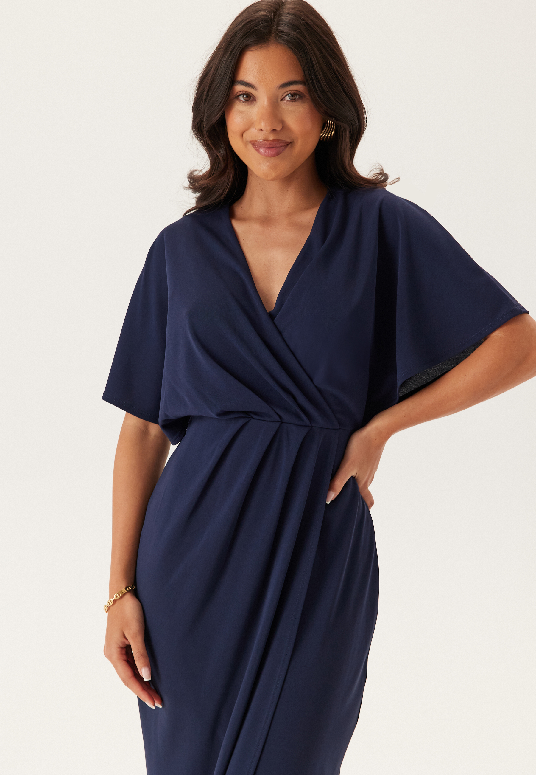 Wrap Slit Maxi Dress 4