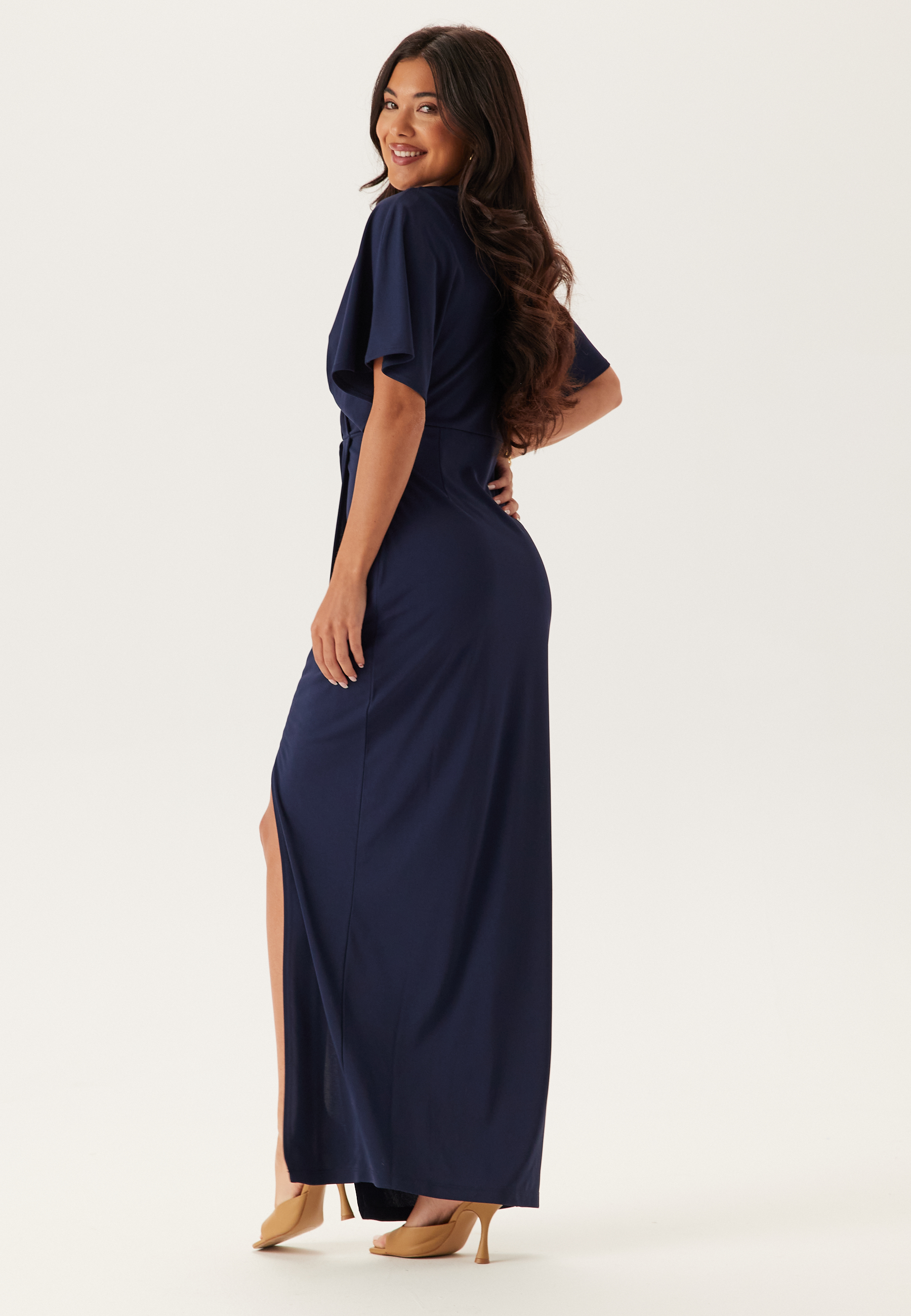 Wrap Slit Maxi Dress 5
