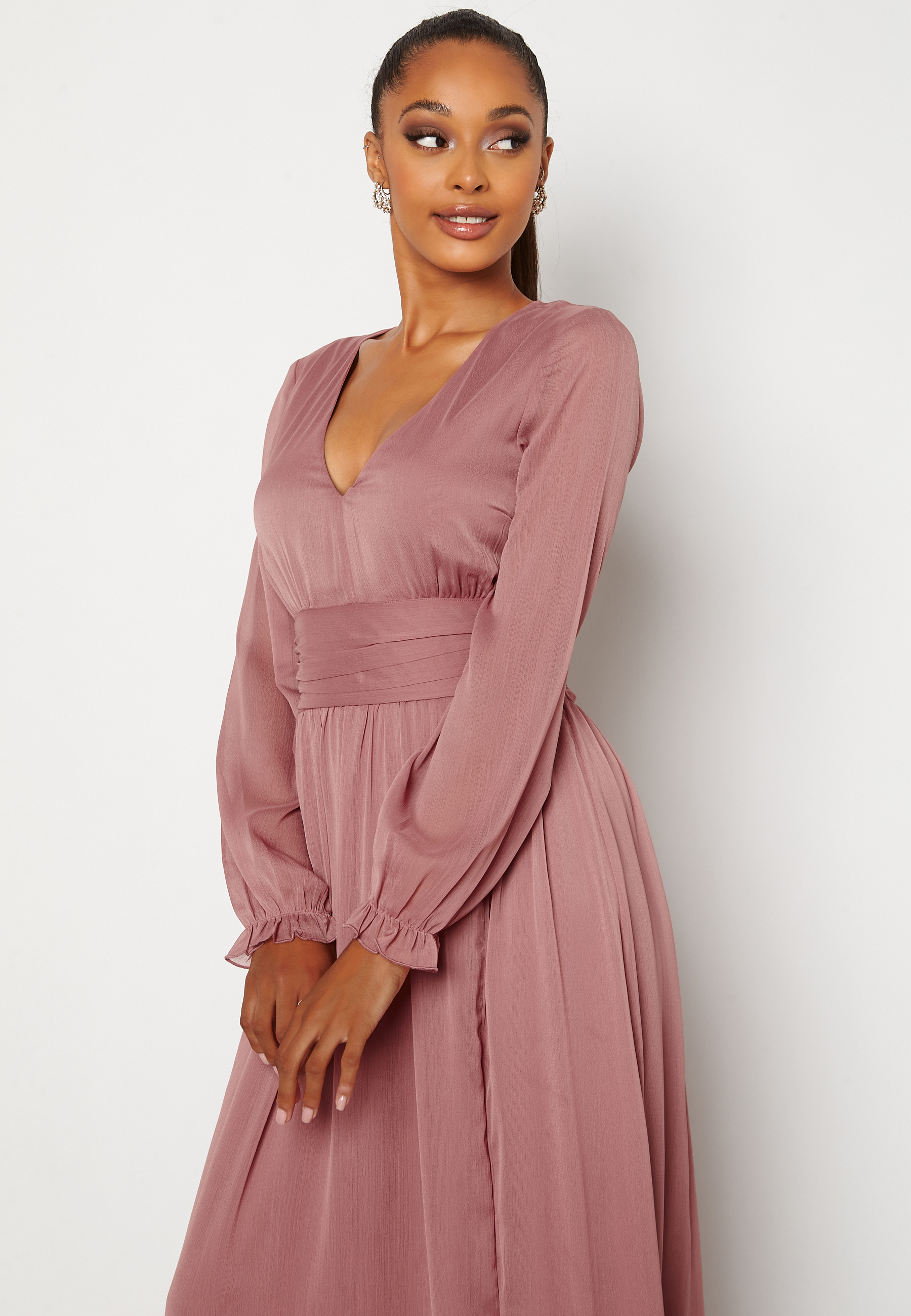 Lace Frill Short Dress 2