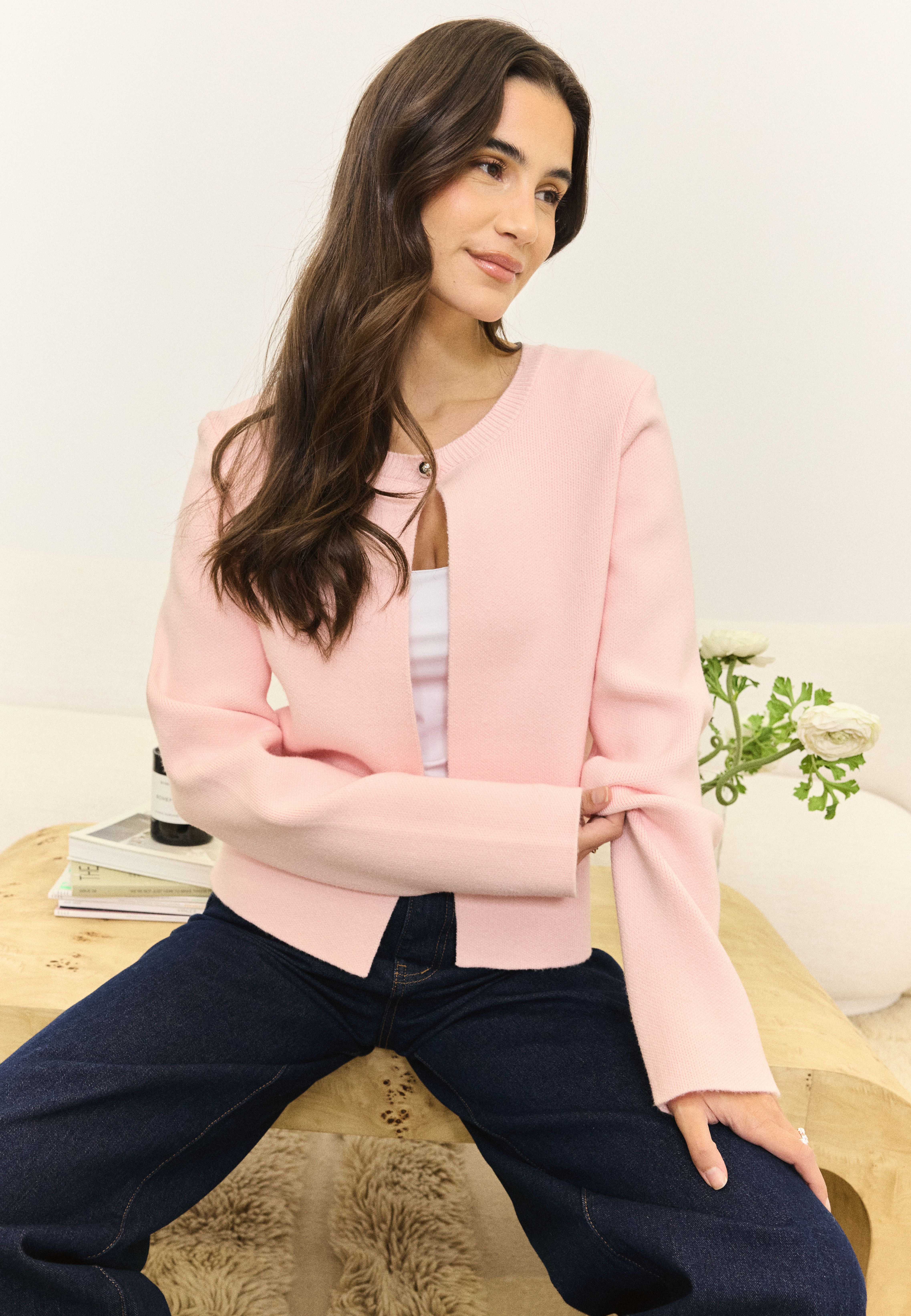 One Button Cardigan