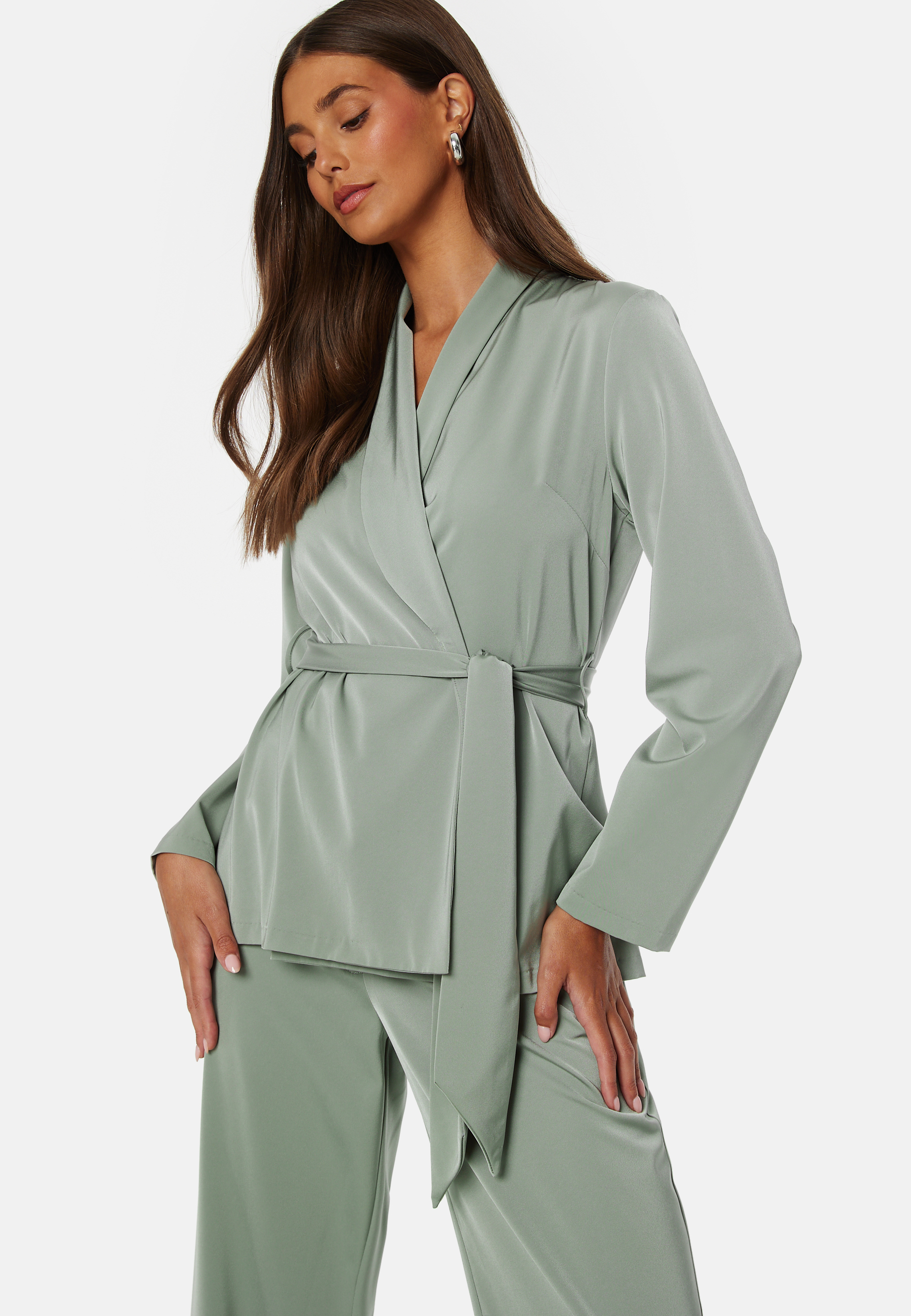 Pilar Soft Satin  Blazer