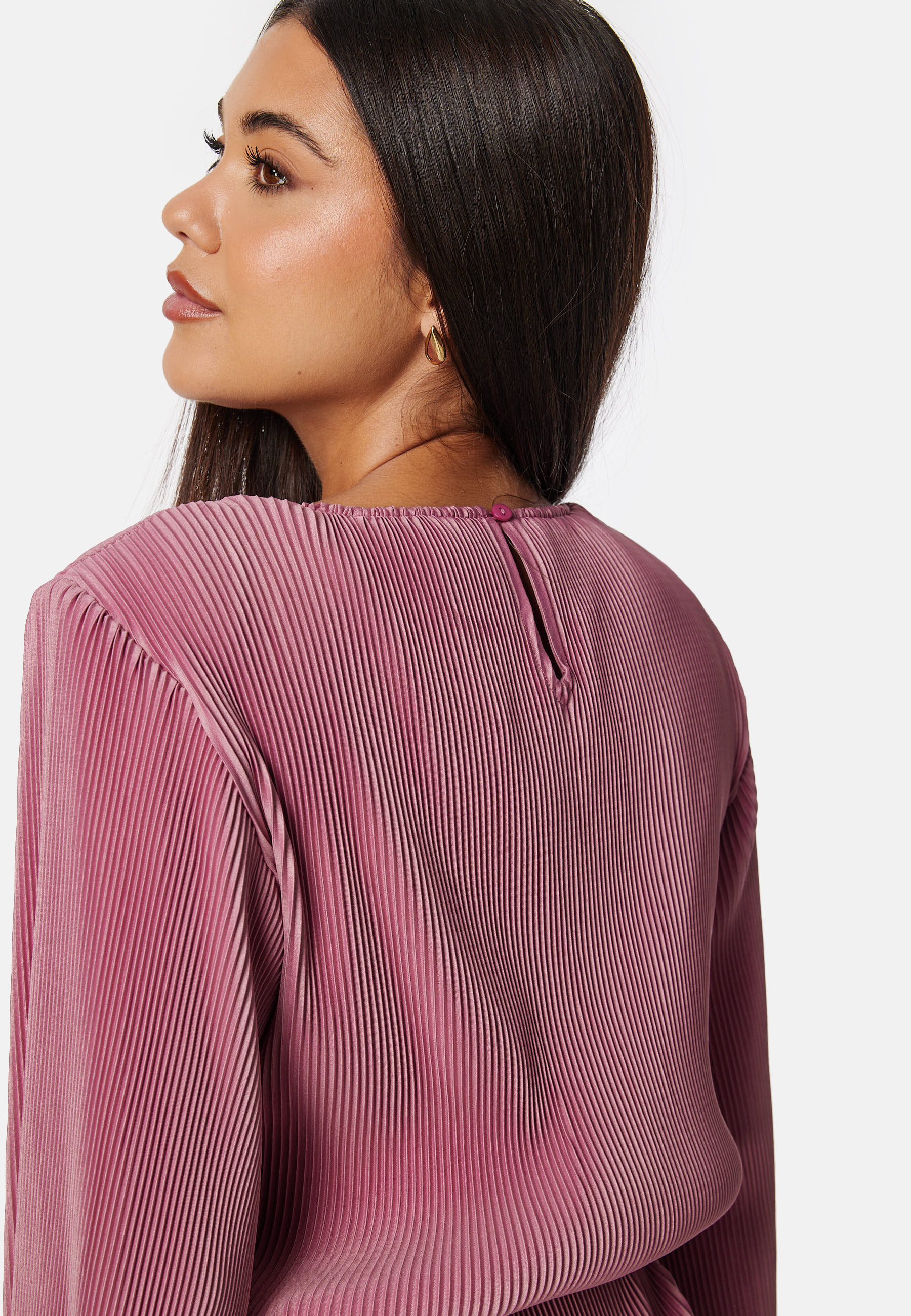 Pleated Tie Midi Dress 3