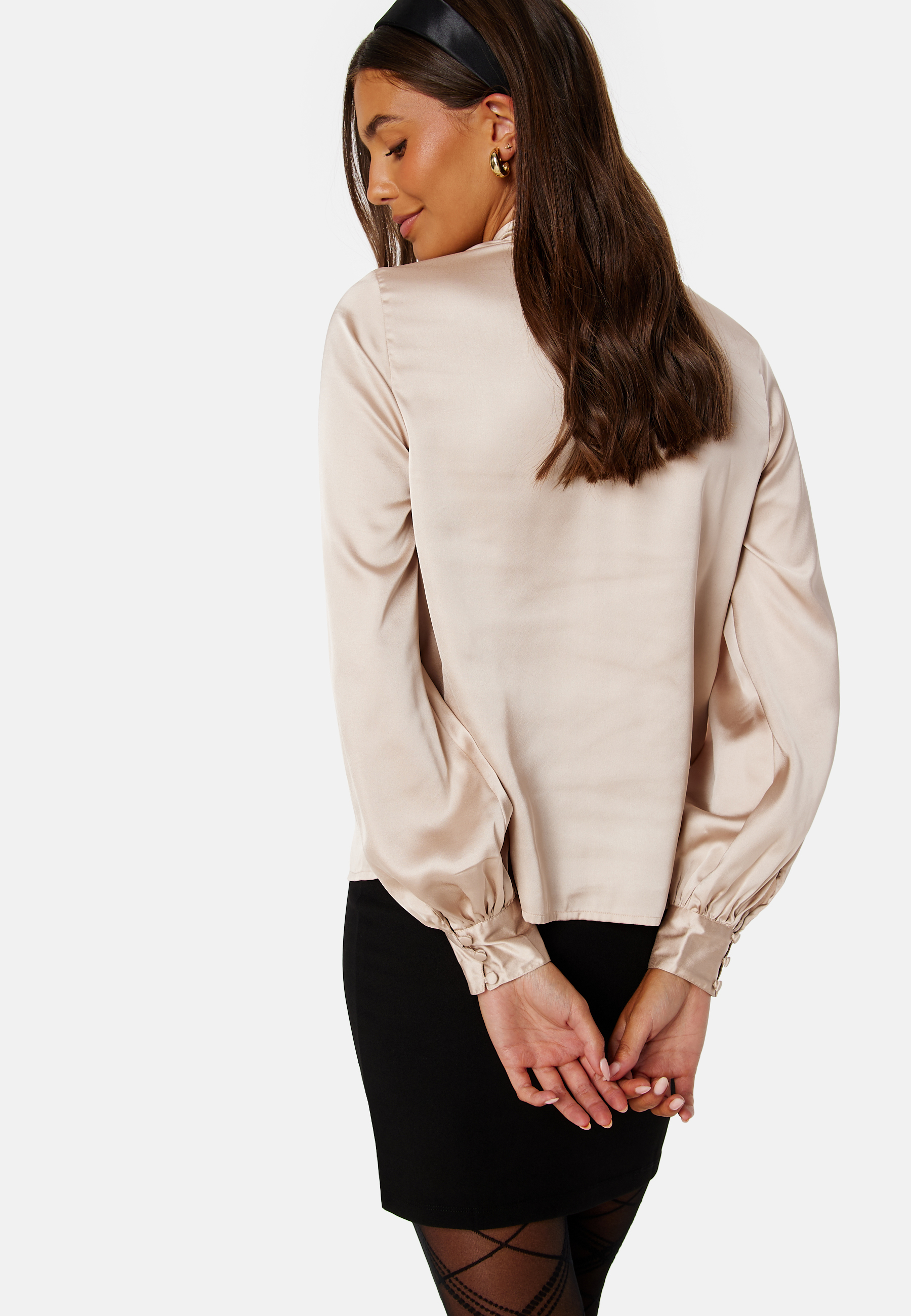 Button Satin Blouse 3