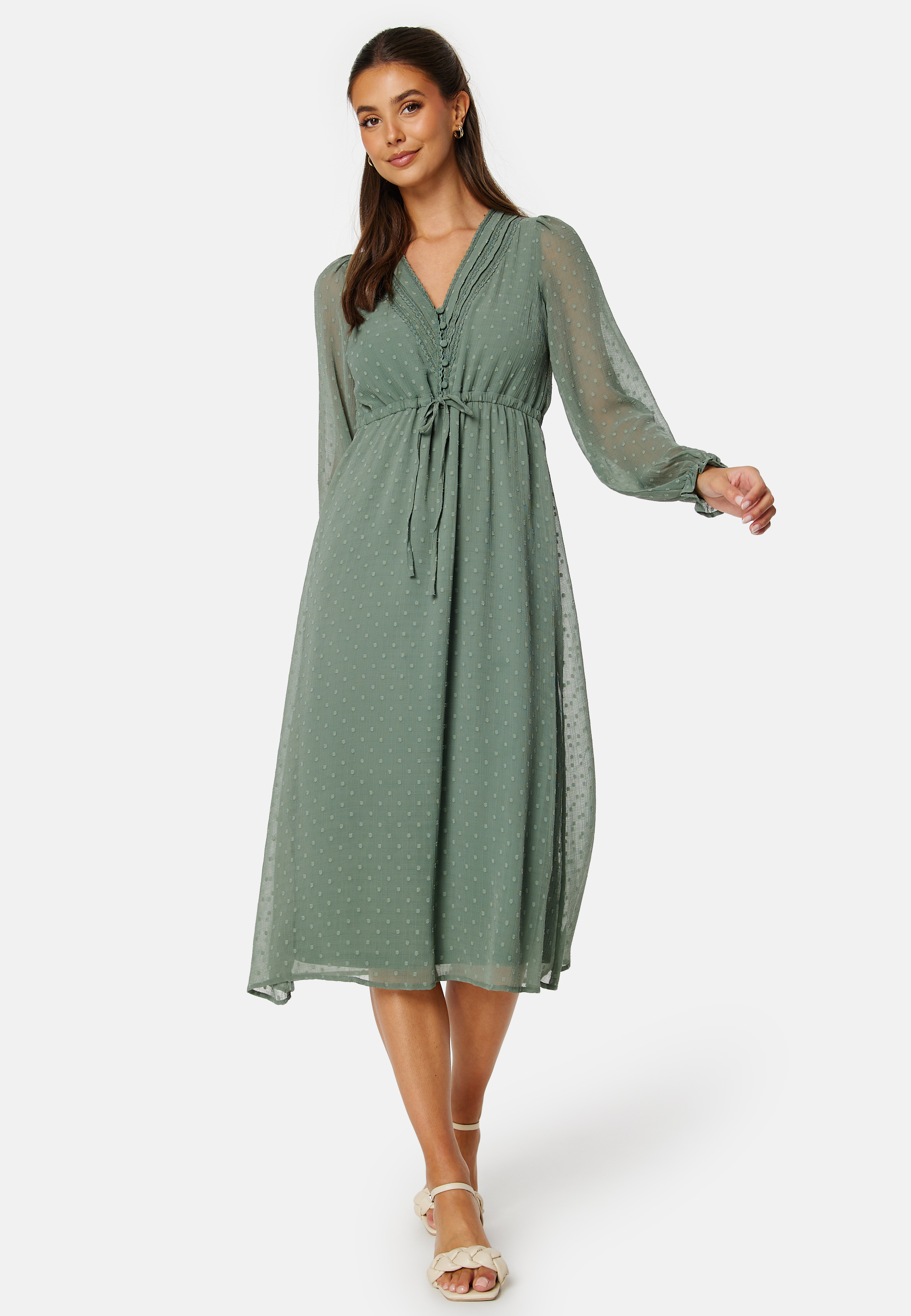 Rita Dobby Dot Dress