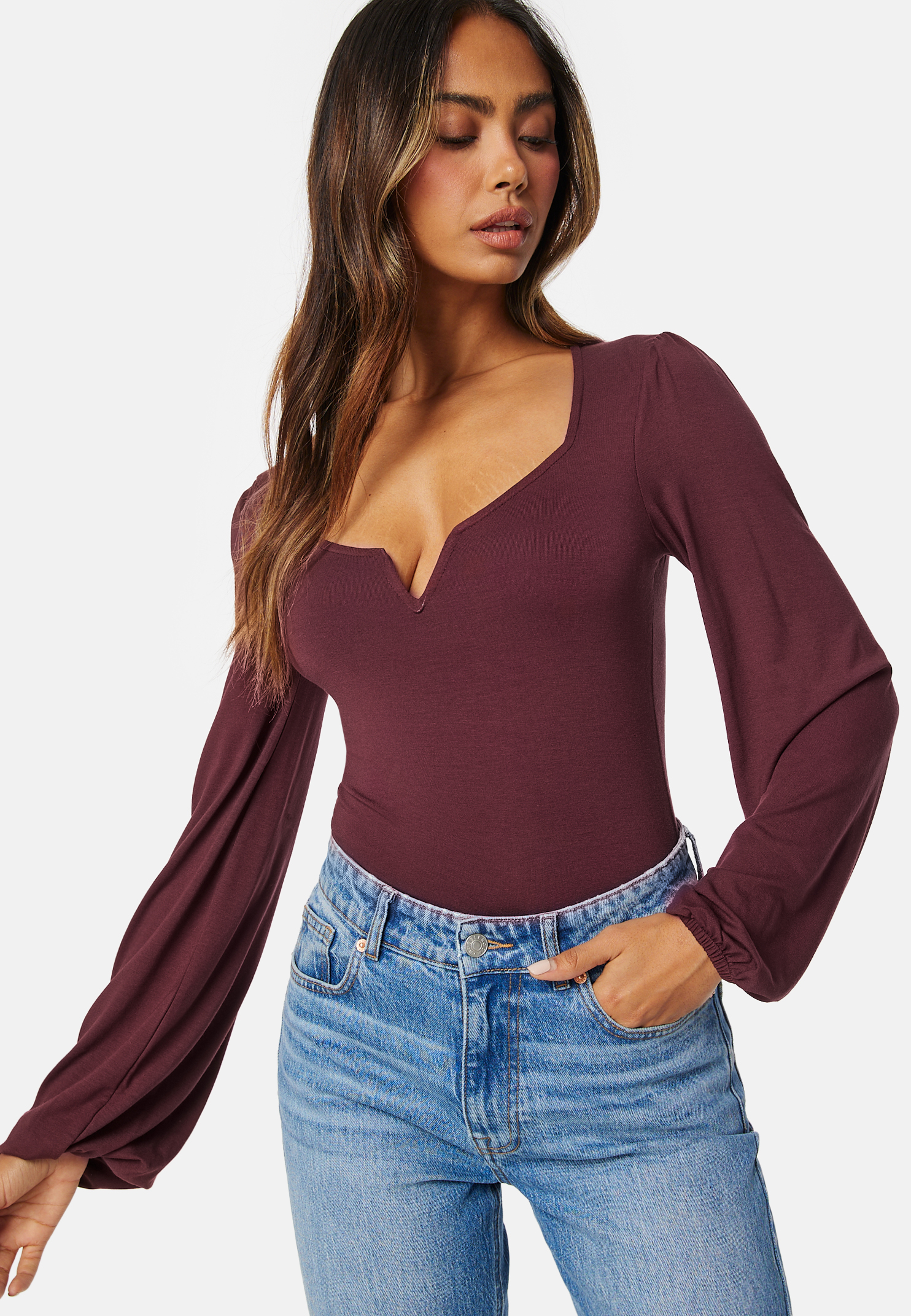 Rudina puff sleeve top