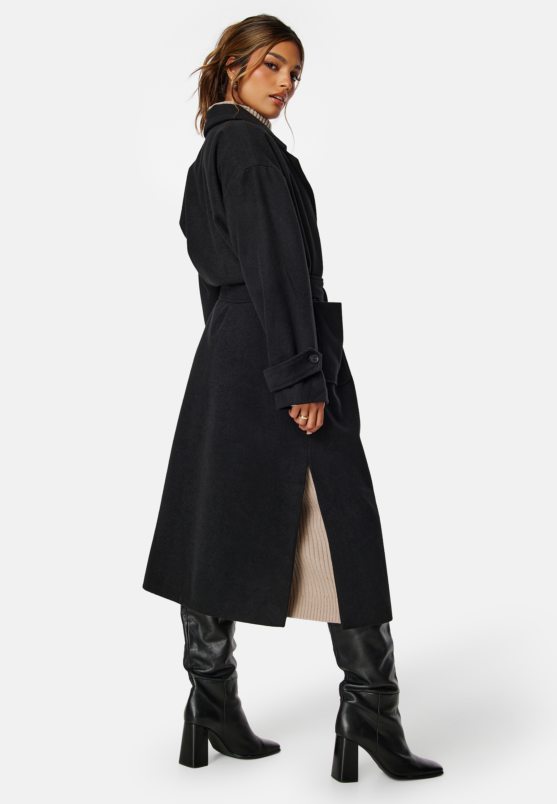 Rue Oversized Wool Blend Coat 6