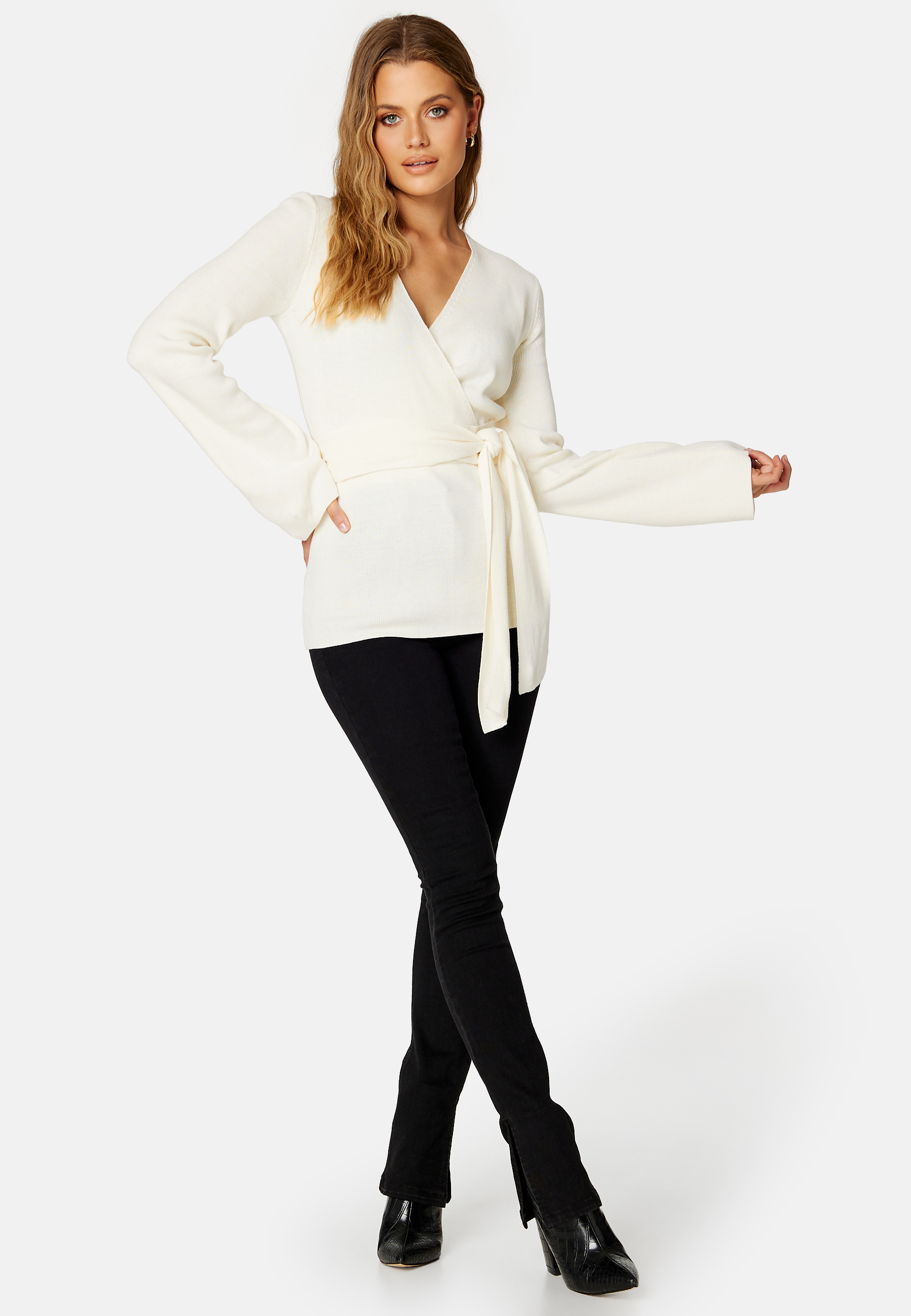Samantha knitted wrap top 5