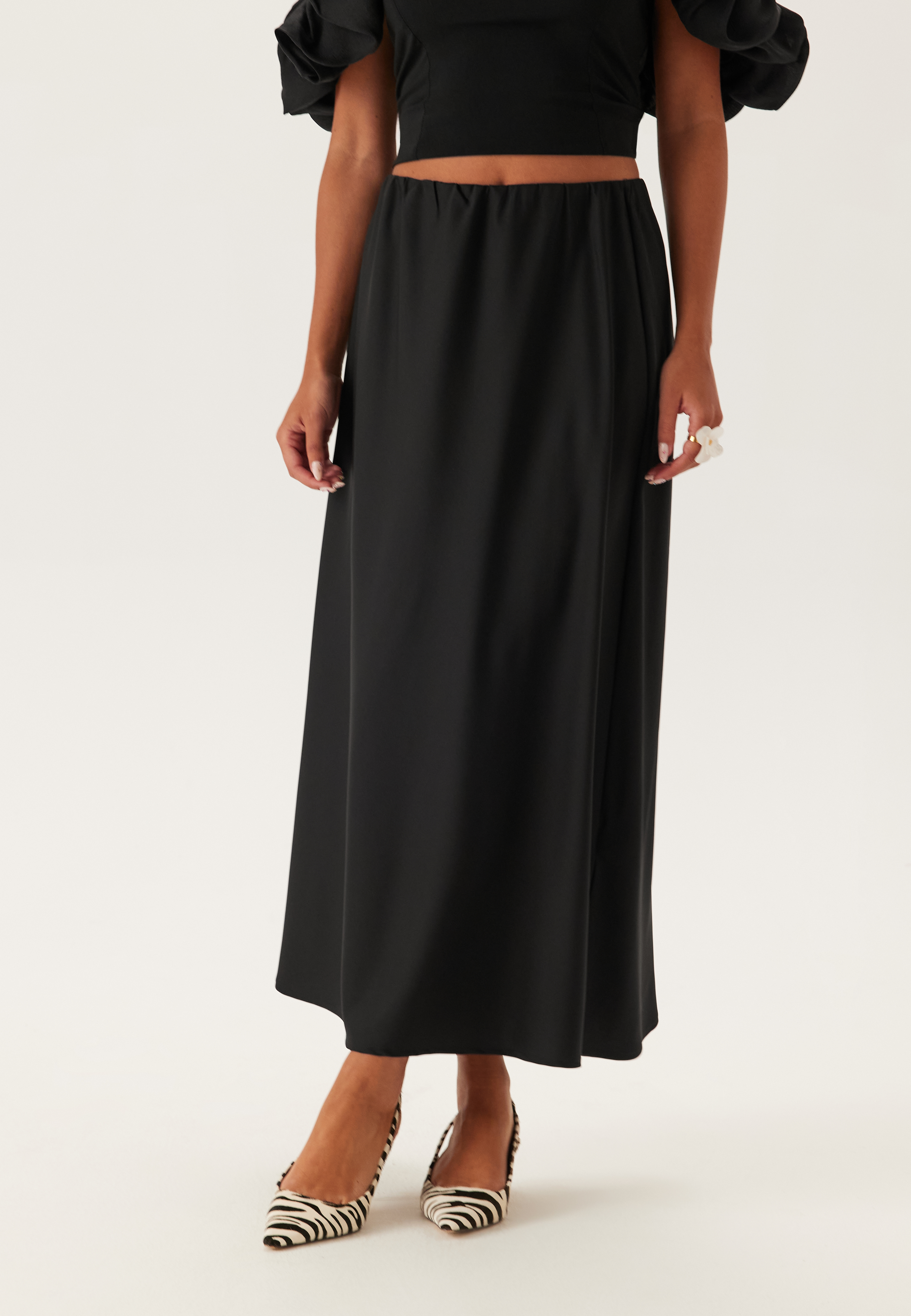 Satin Midaxi Skirt