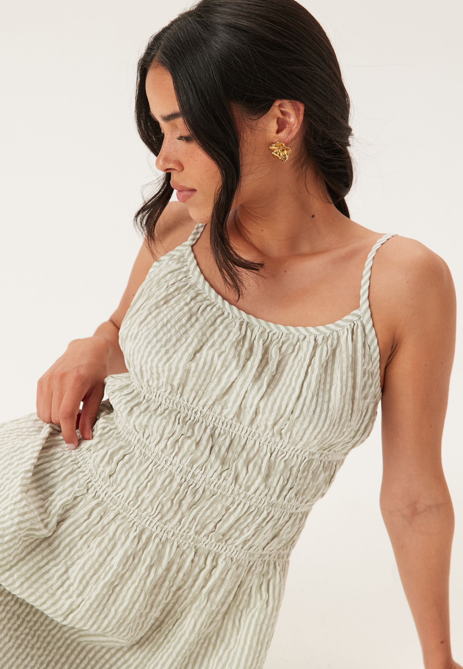 Seersucker Smock Dress 4