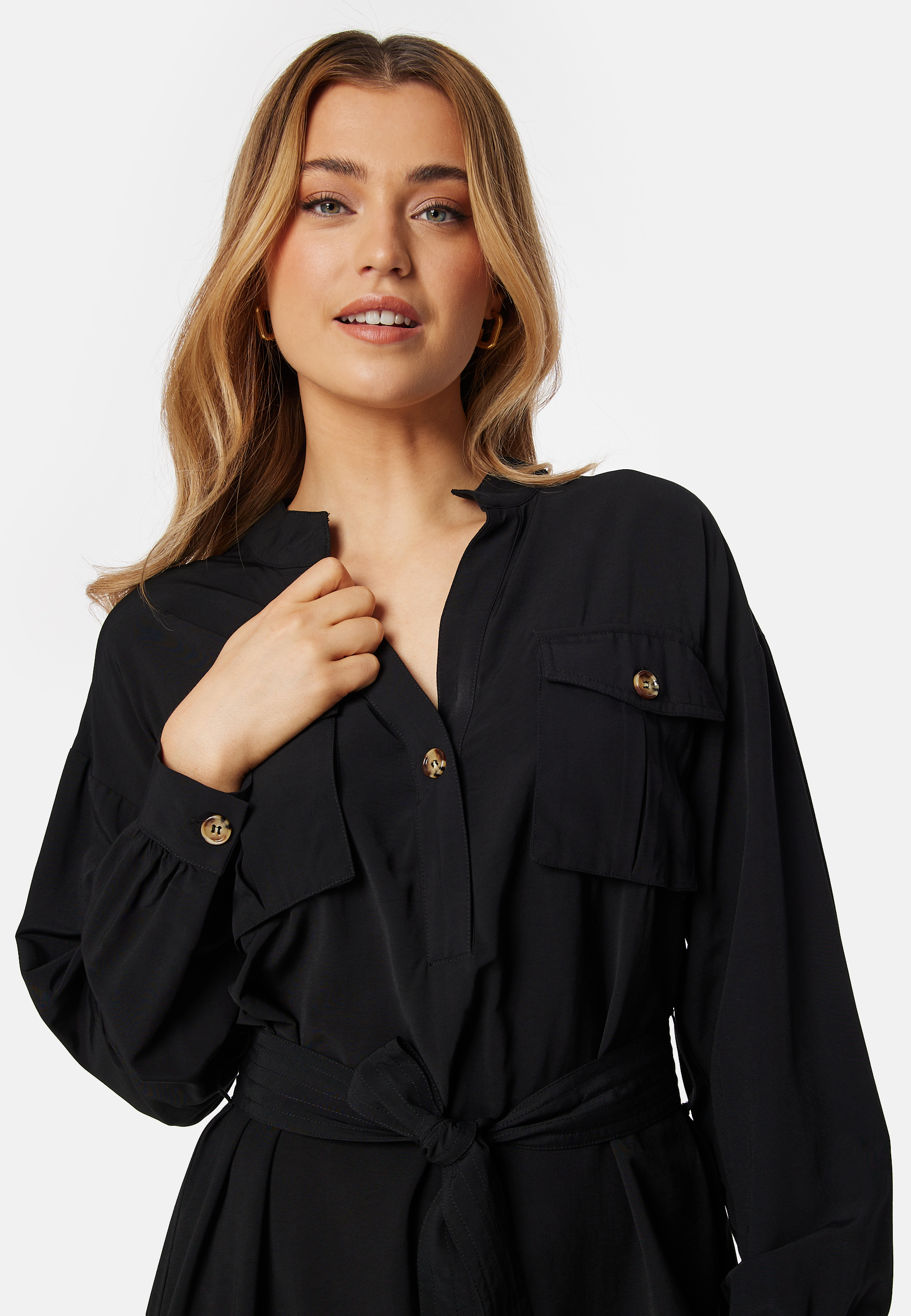 Shaima Cargo Shirt Dress 3