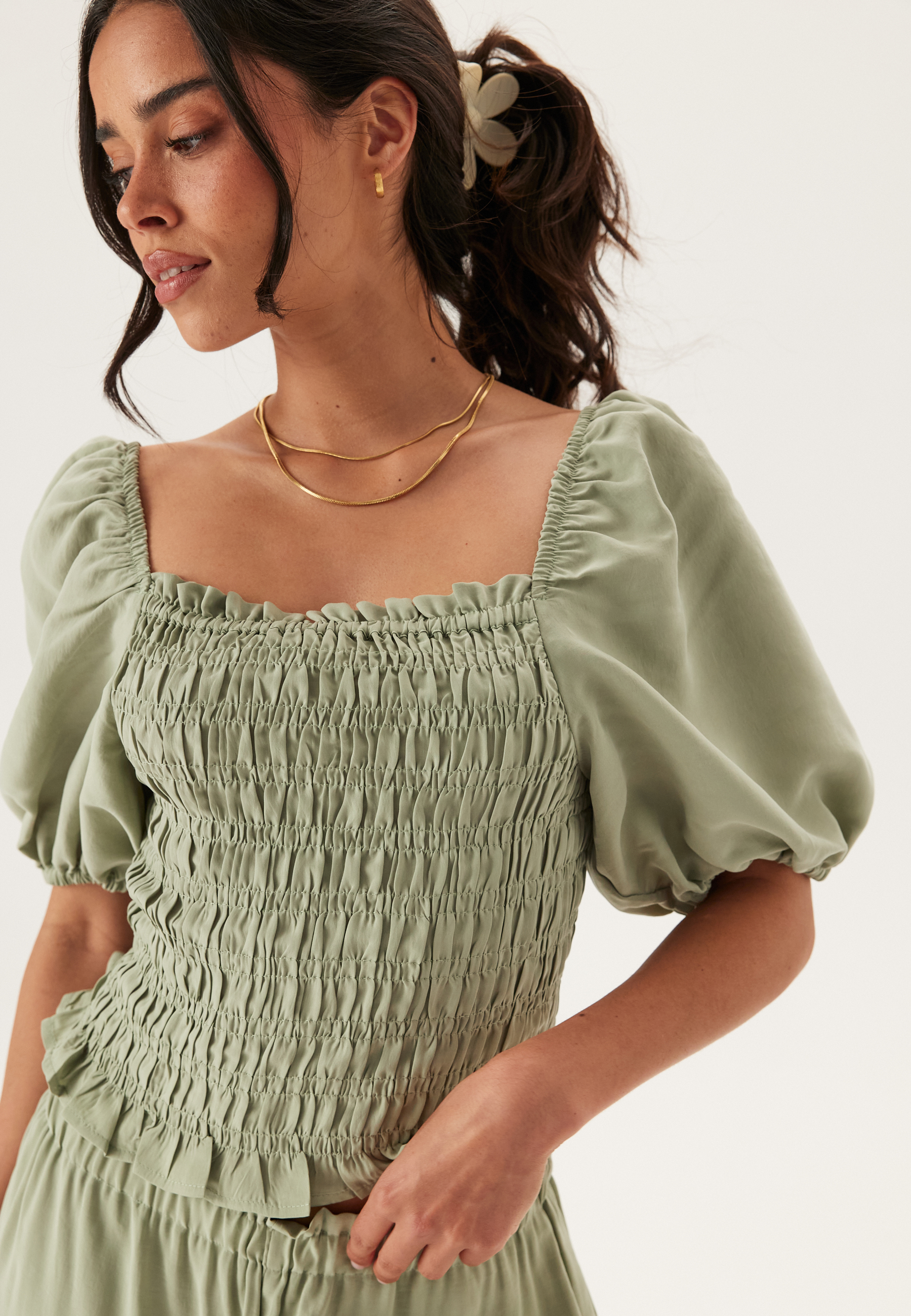 Smock Modal Blouse