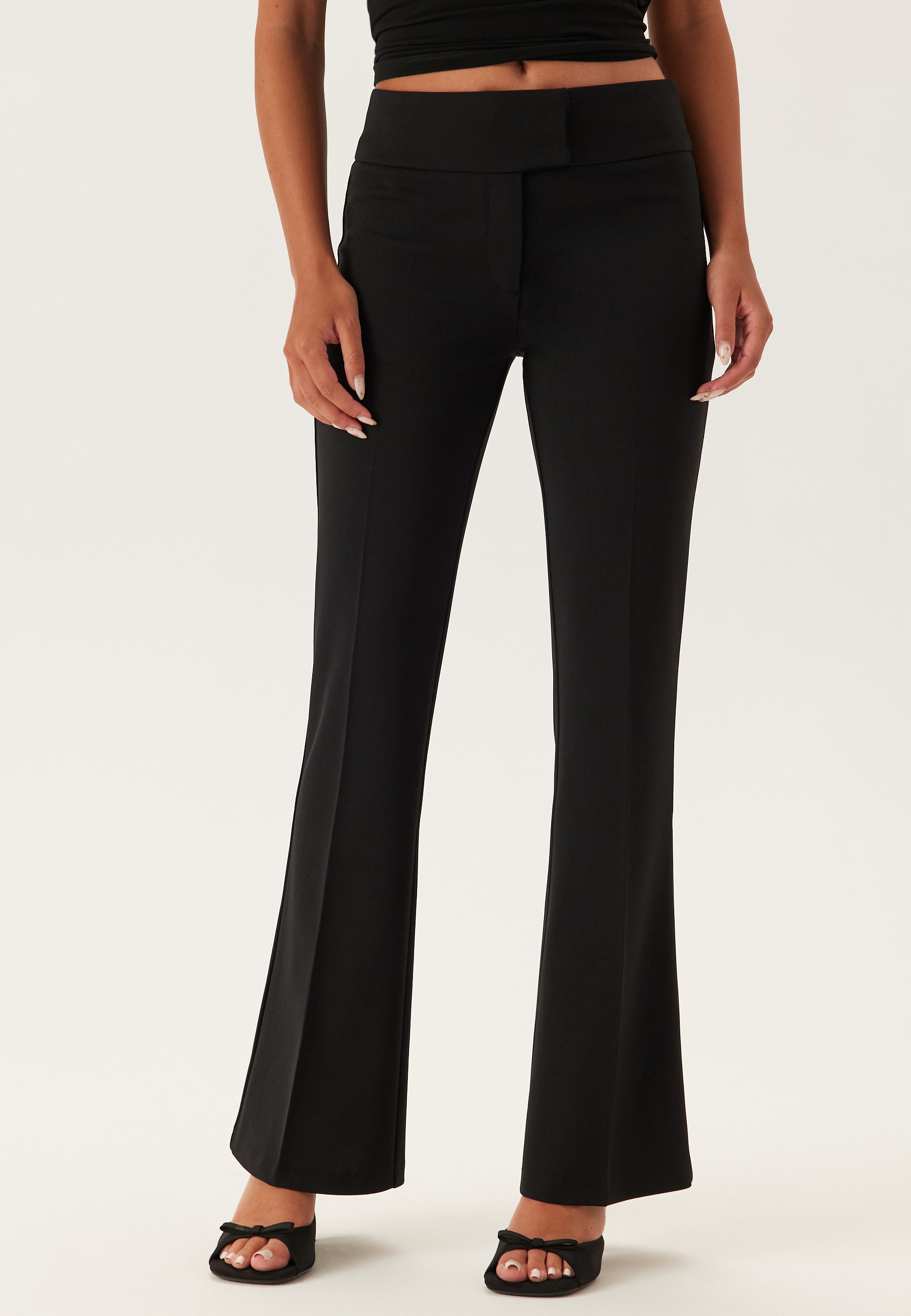 Soft Suit Flared Trousers