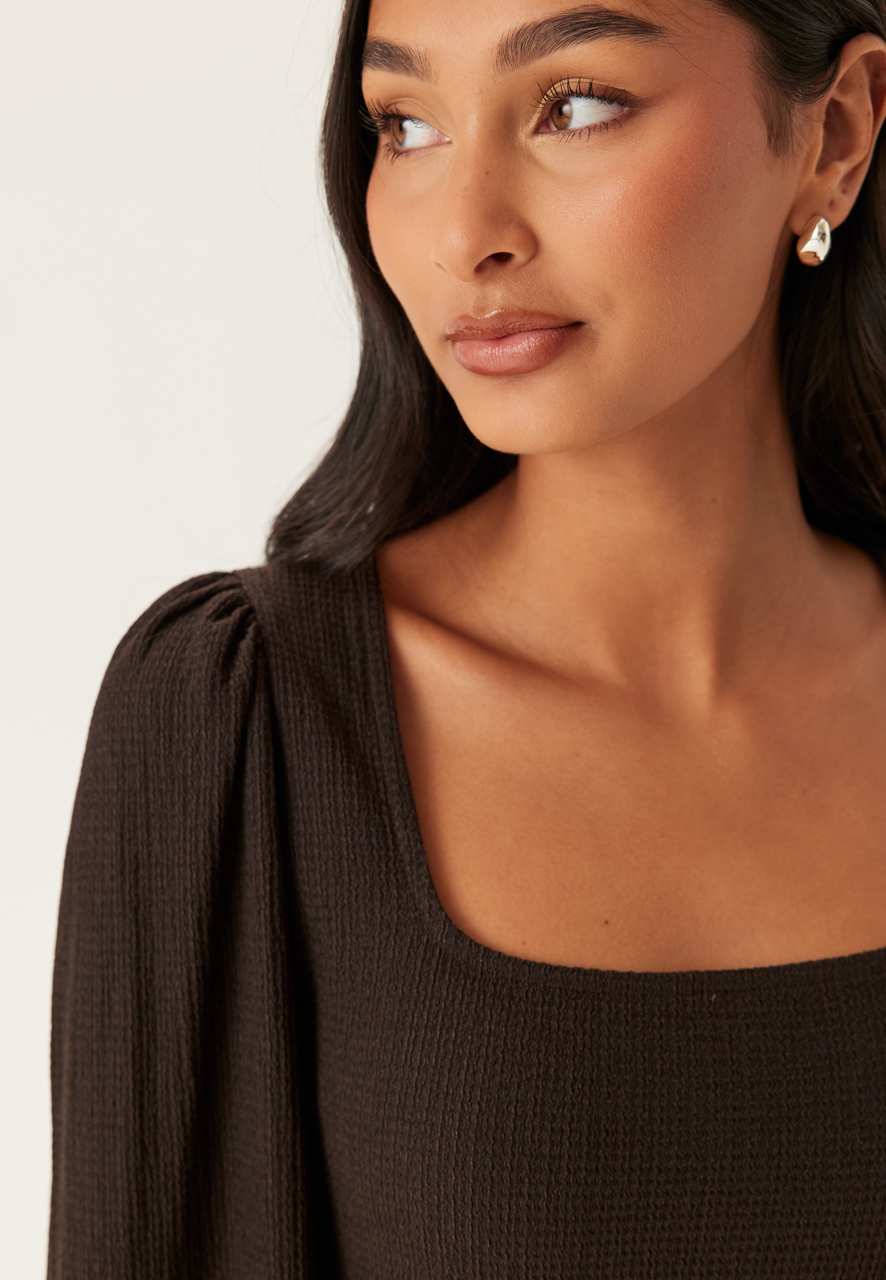 Square Neck Balloon Sleeve Top 3