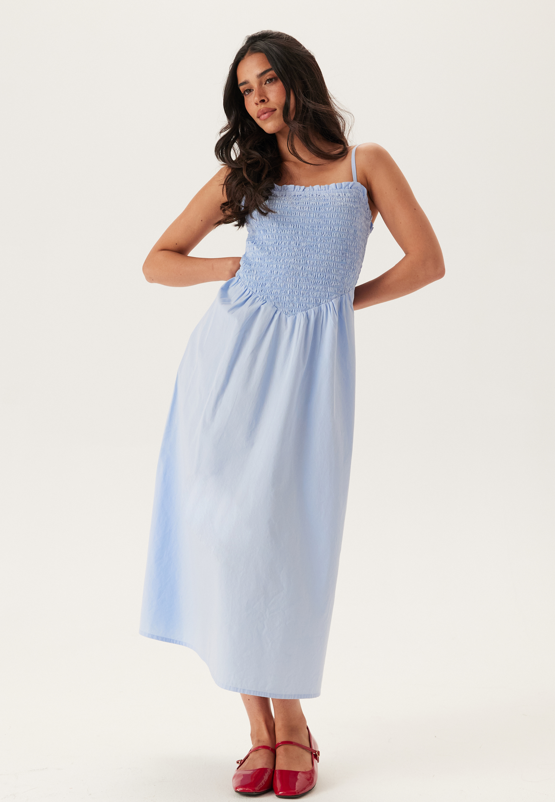 Strap Smock Dress