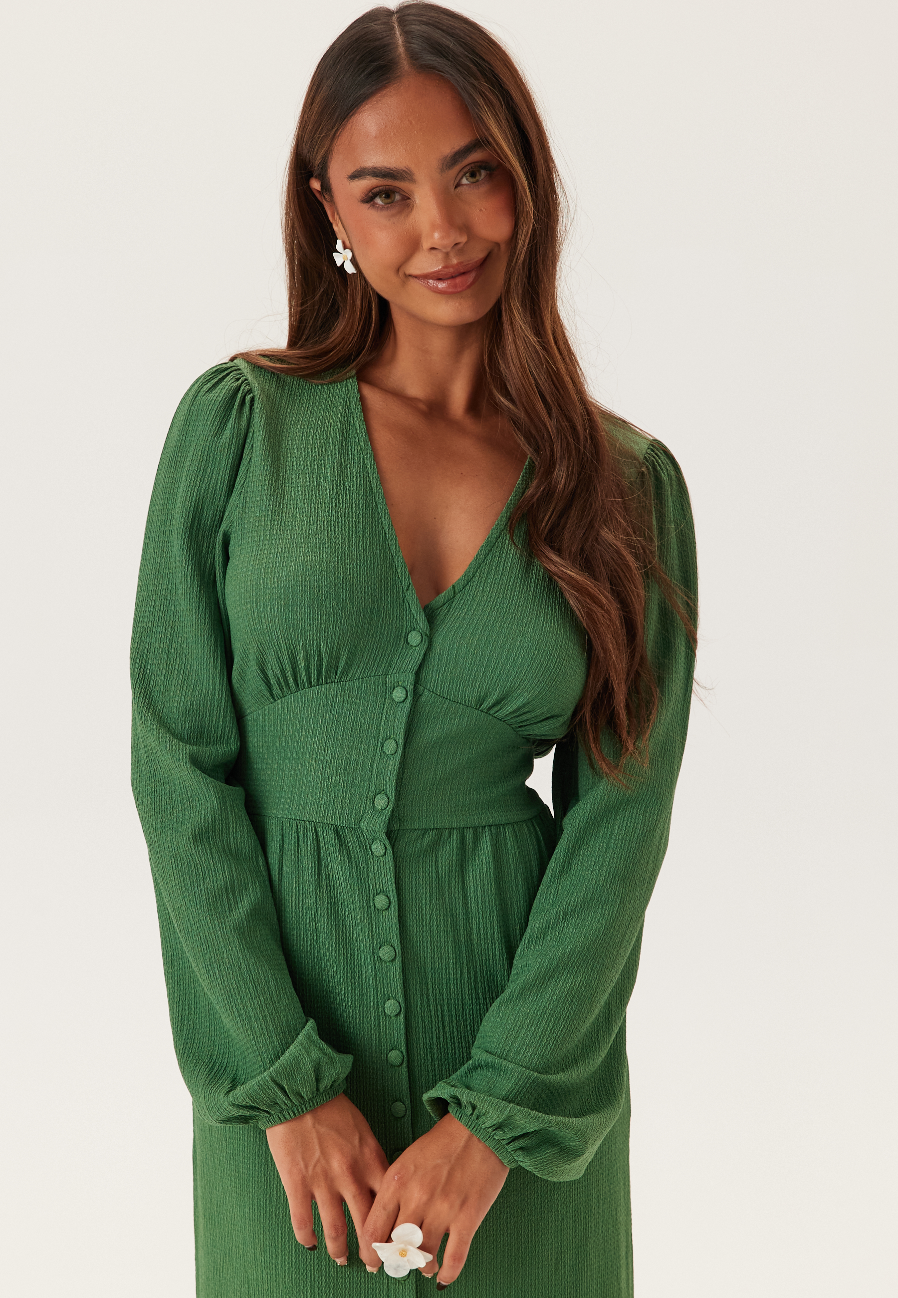 Structure Button Midi Dress 2