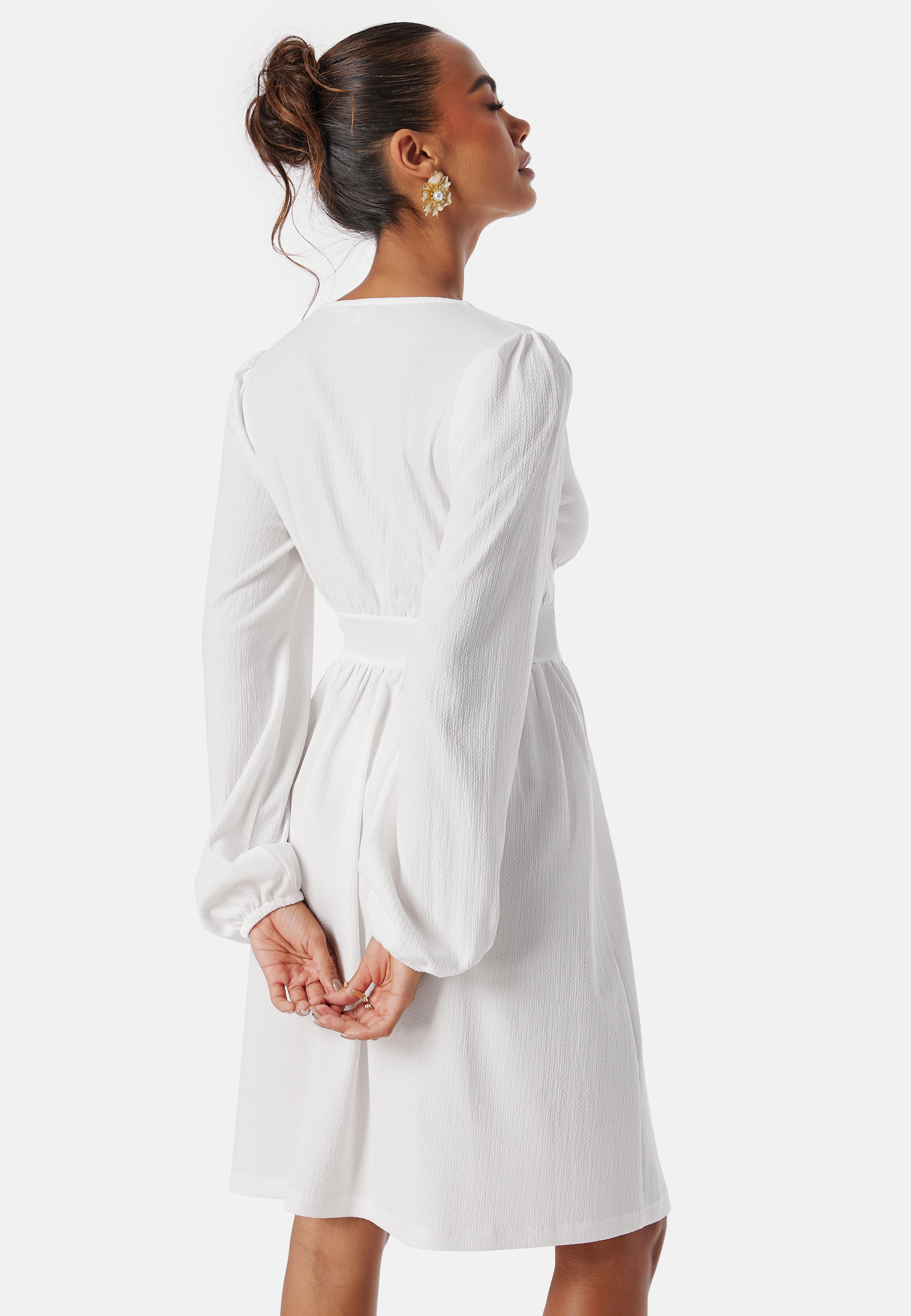 Structure Button Short Dress 2