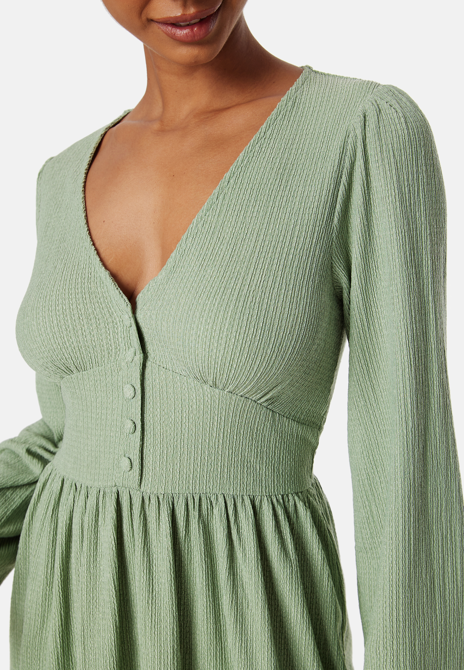 Structure Button Short Dress 3