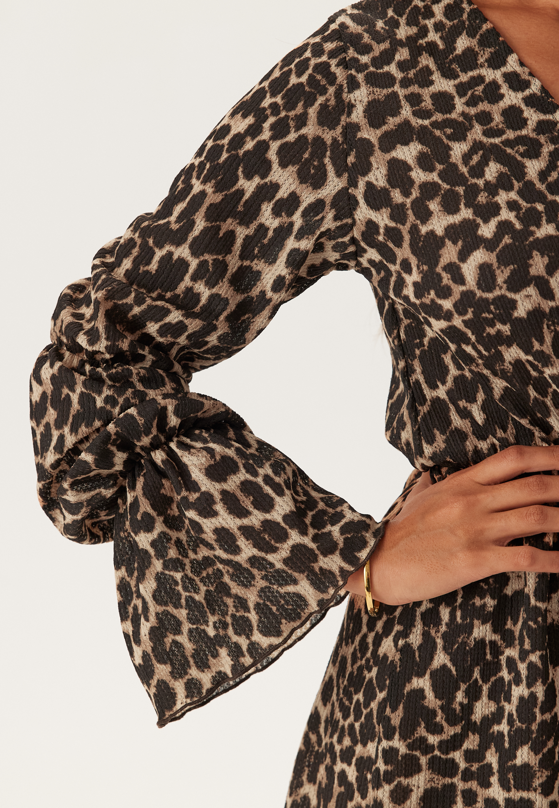 Structure Flounce Short Dress 3