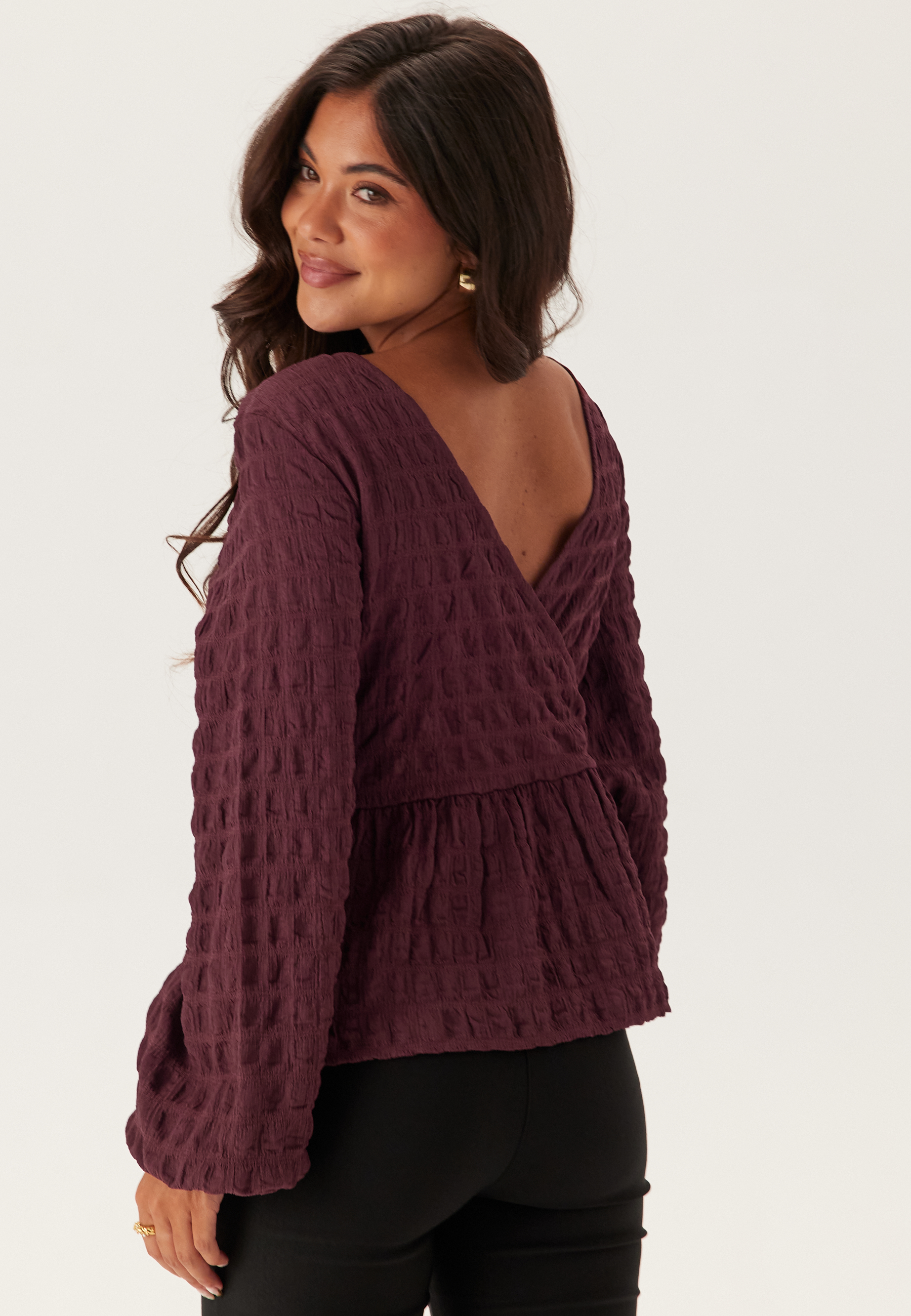 Structure Flounce Top