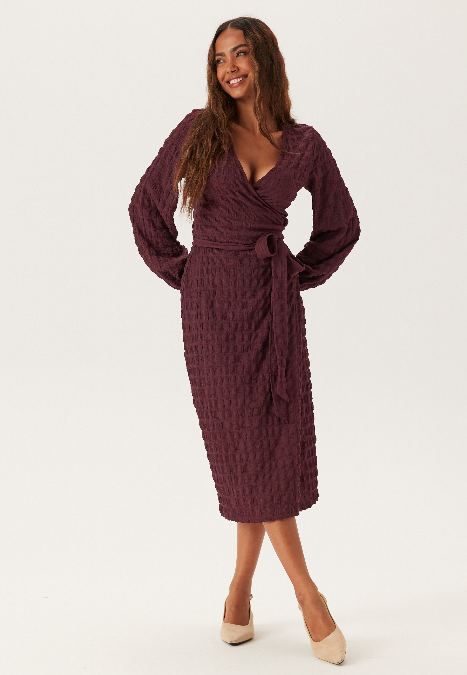Structure Wrap Dress