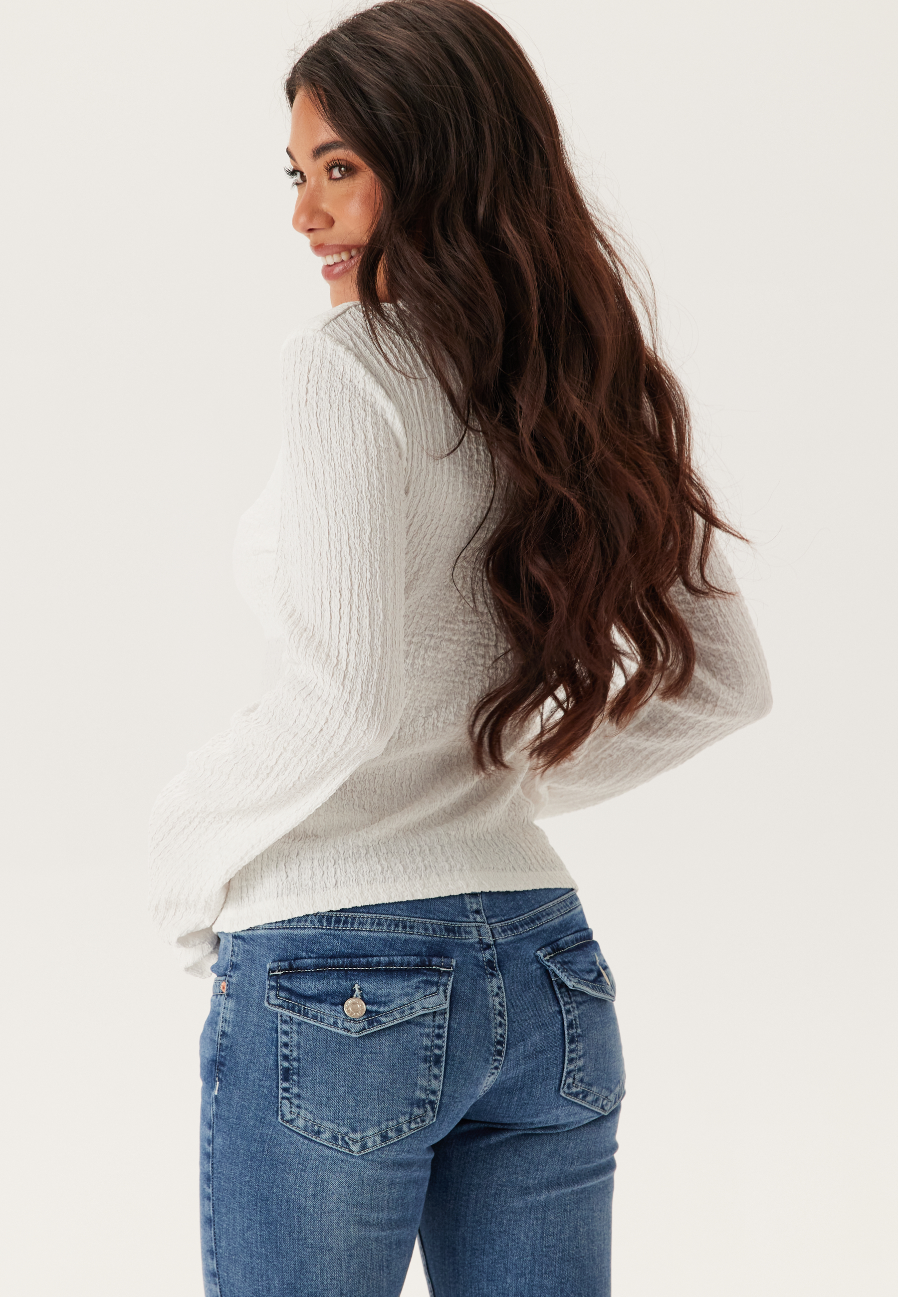 Structured V-Neck Top 2