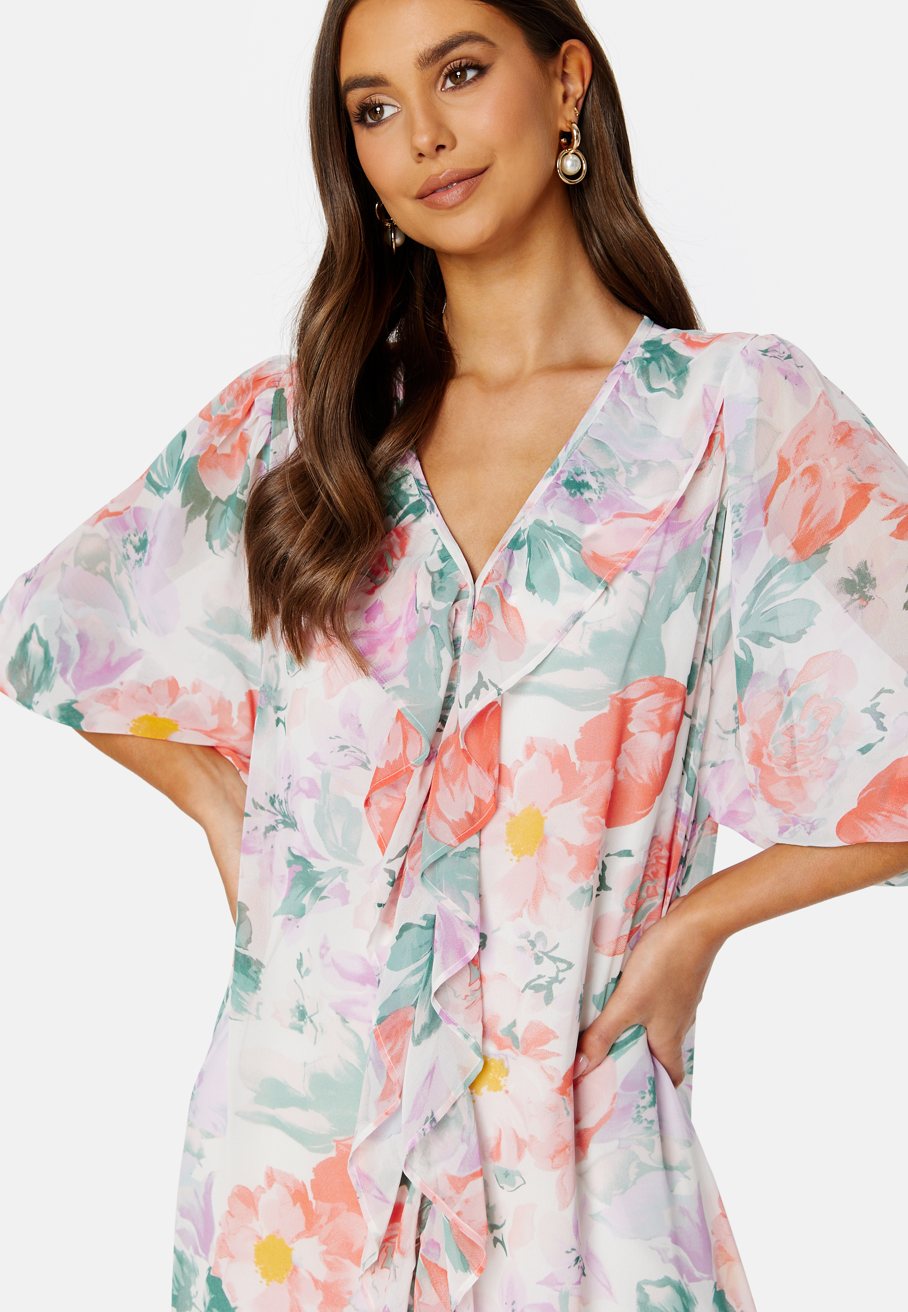 Summer Luxe Frill Maxi Dress 2