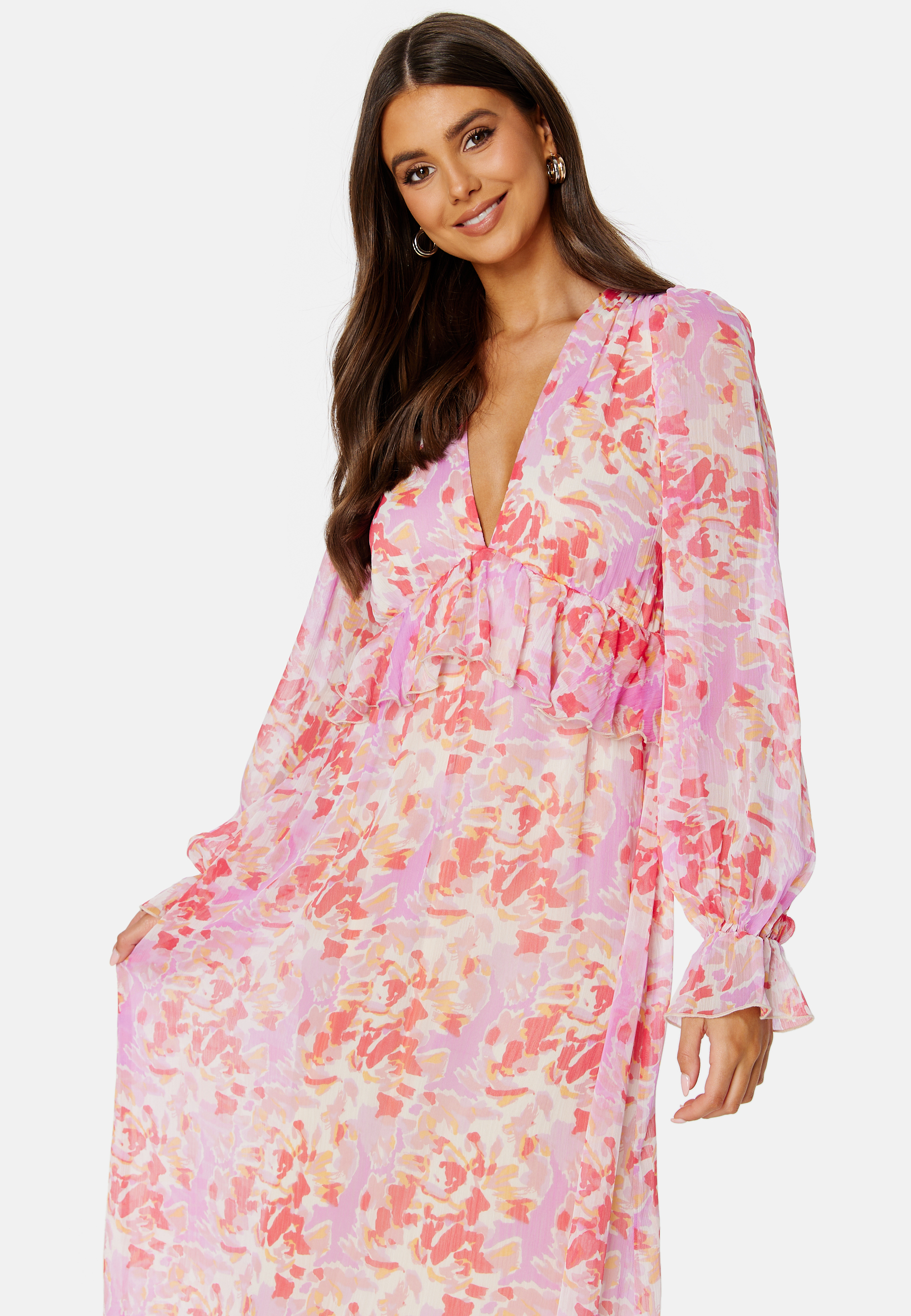 Summer Luxe Frill Midi Dress 2