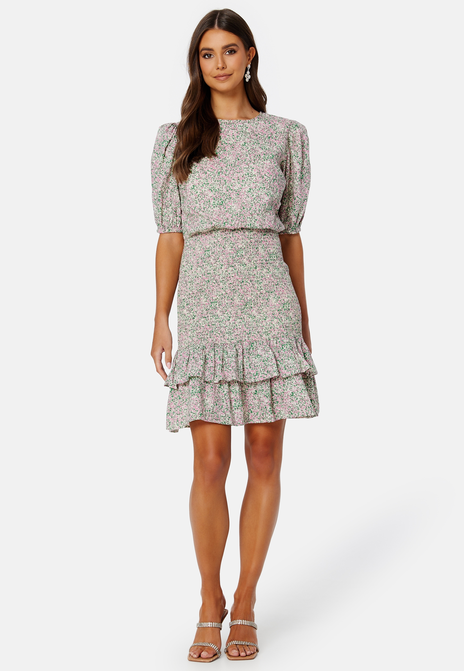 Summer Luxe Patterned Smock Dress 3