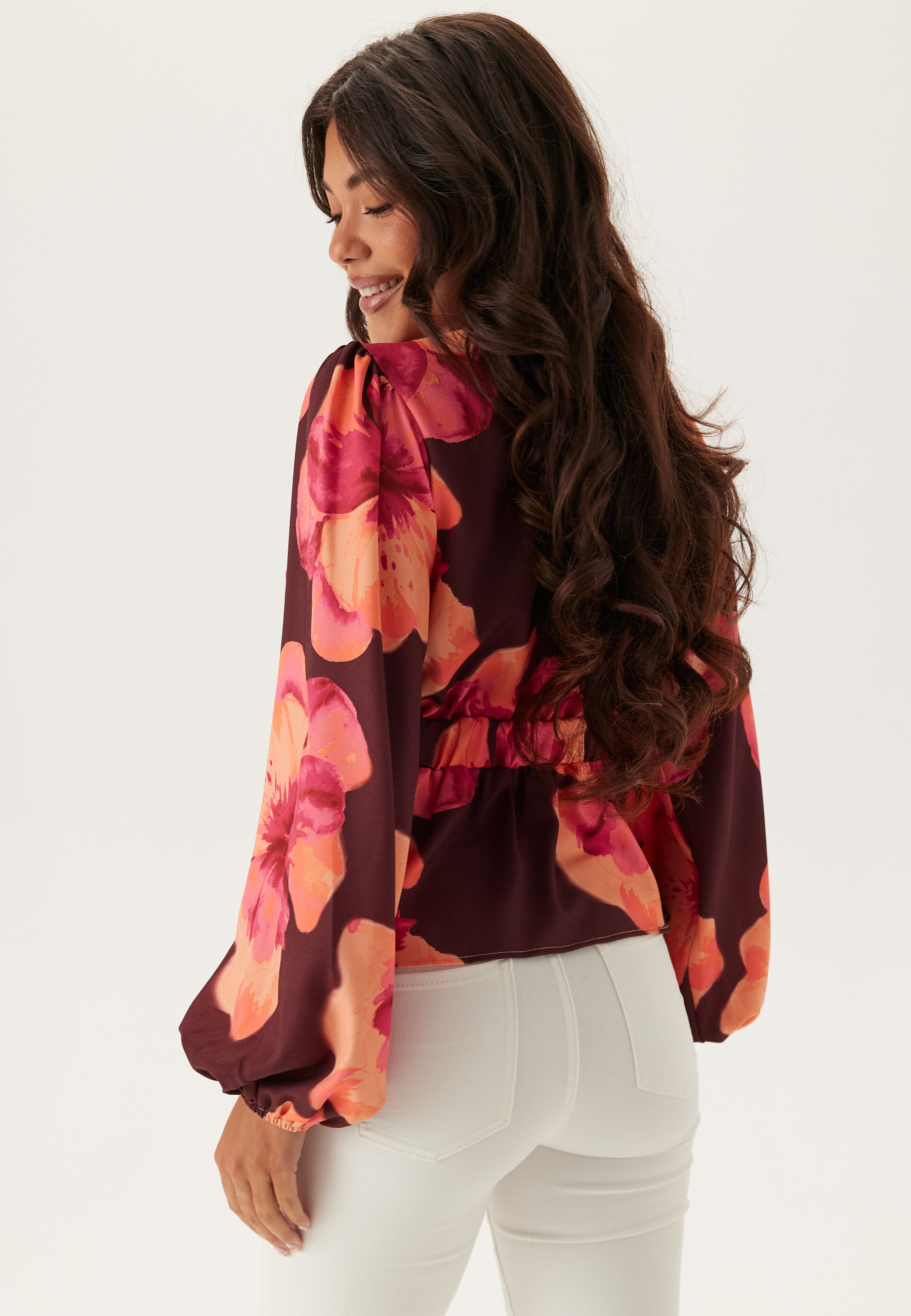 V-neck L/S Blouse 2