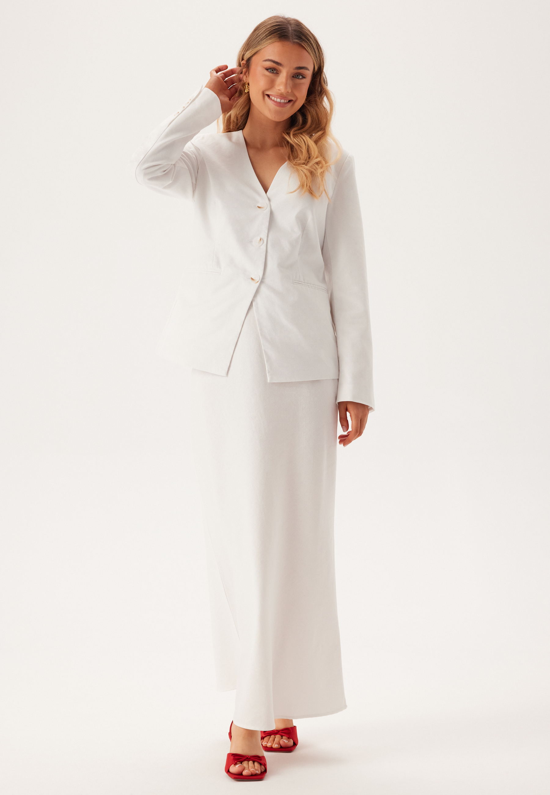 V-neck Shaped Blazer 2