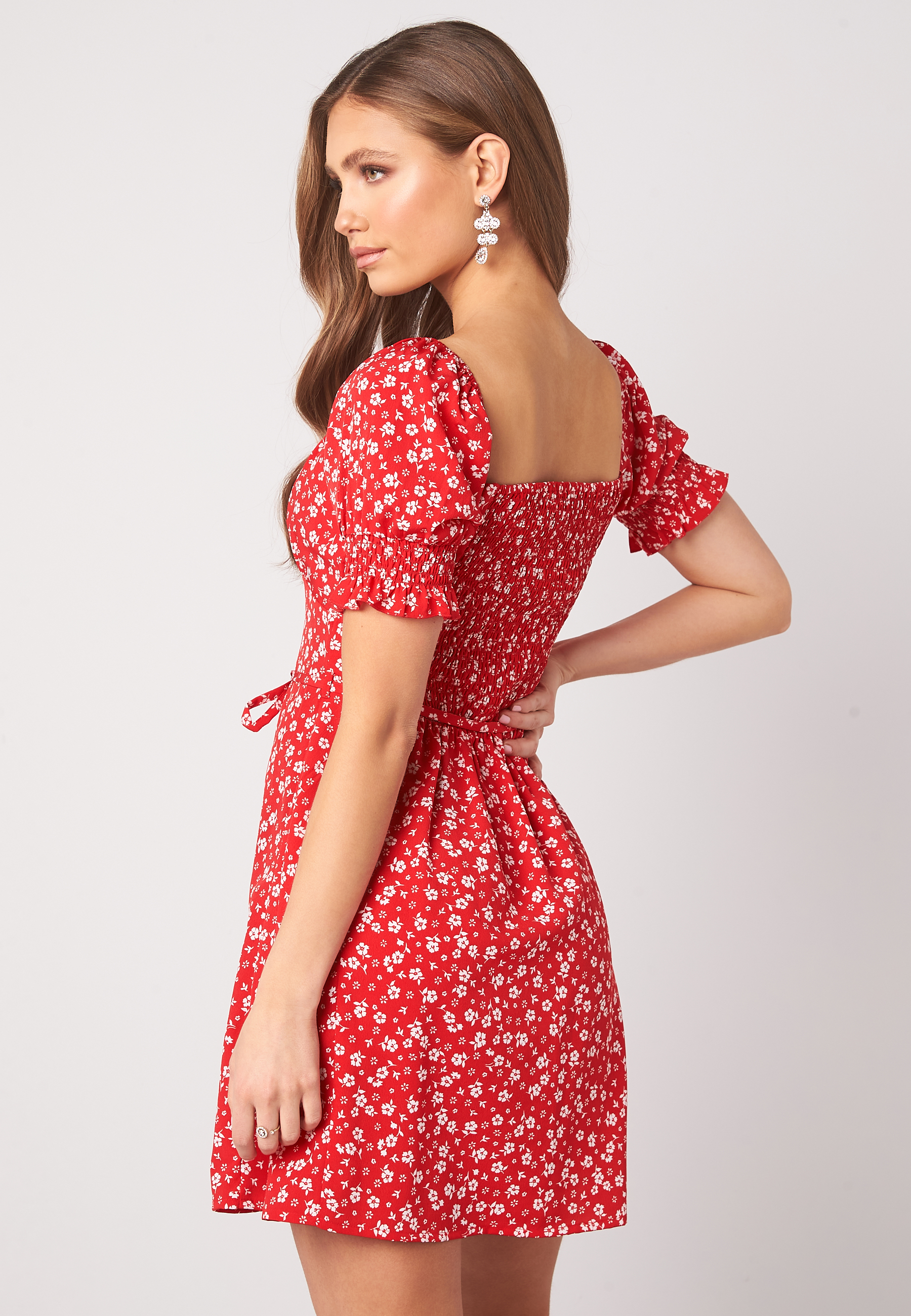 Violie puff sleeve dress 2