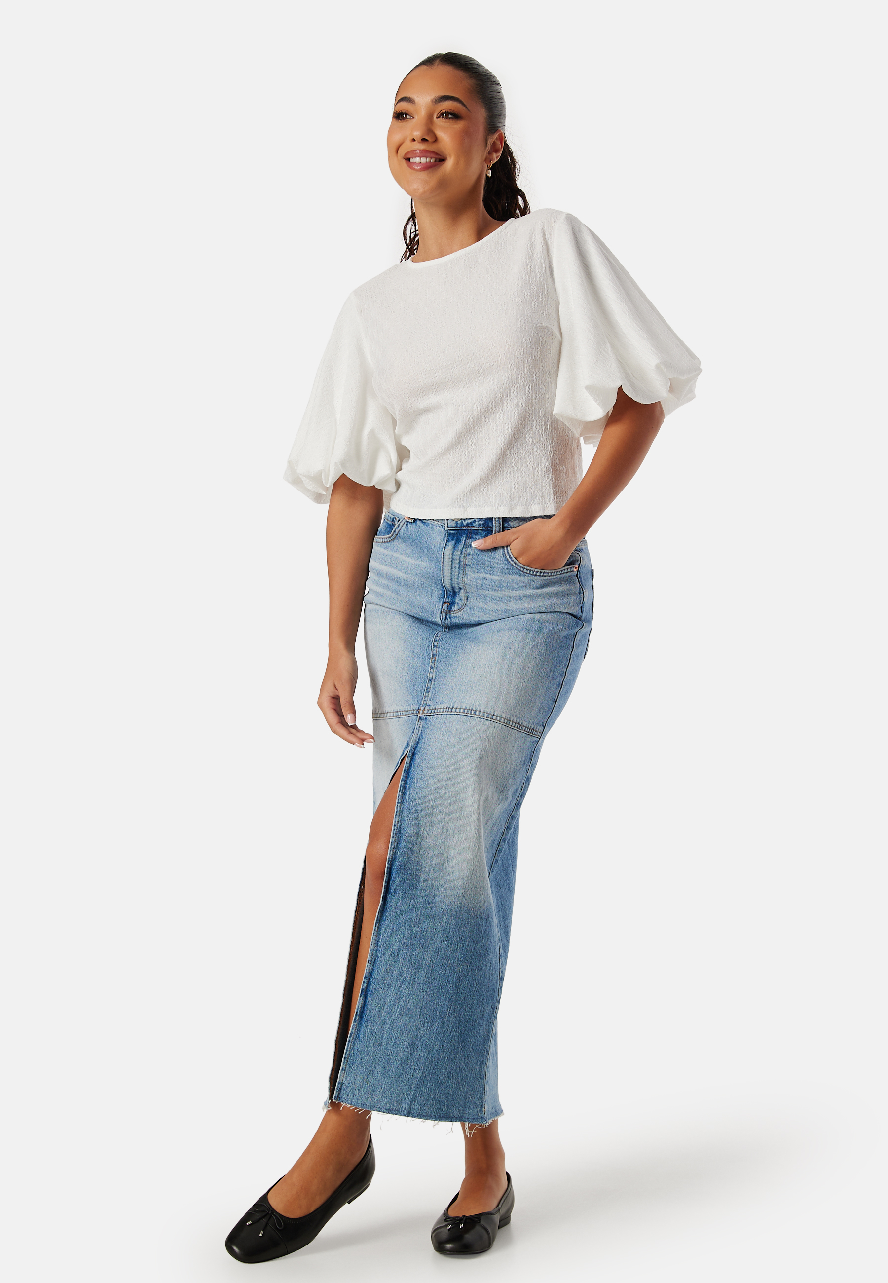 Volume Sleeve Blouse 2