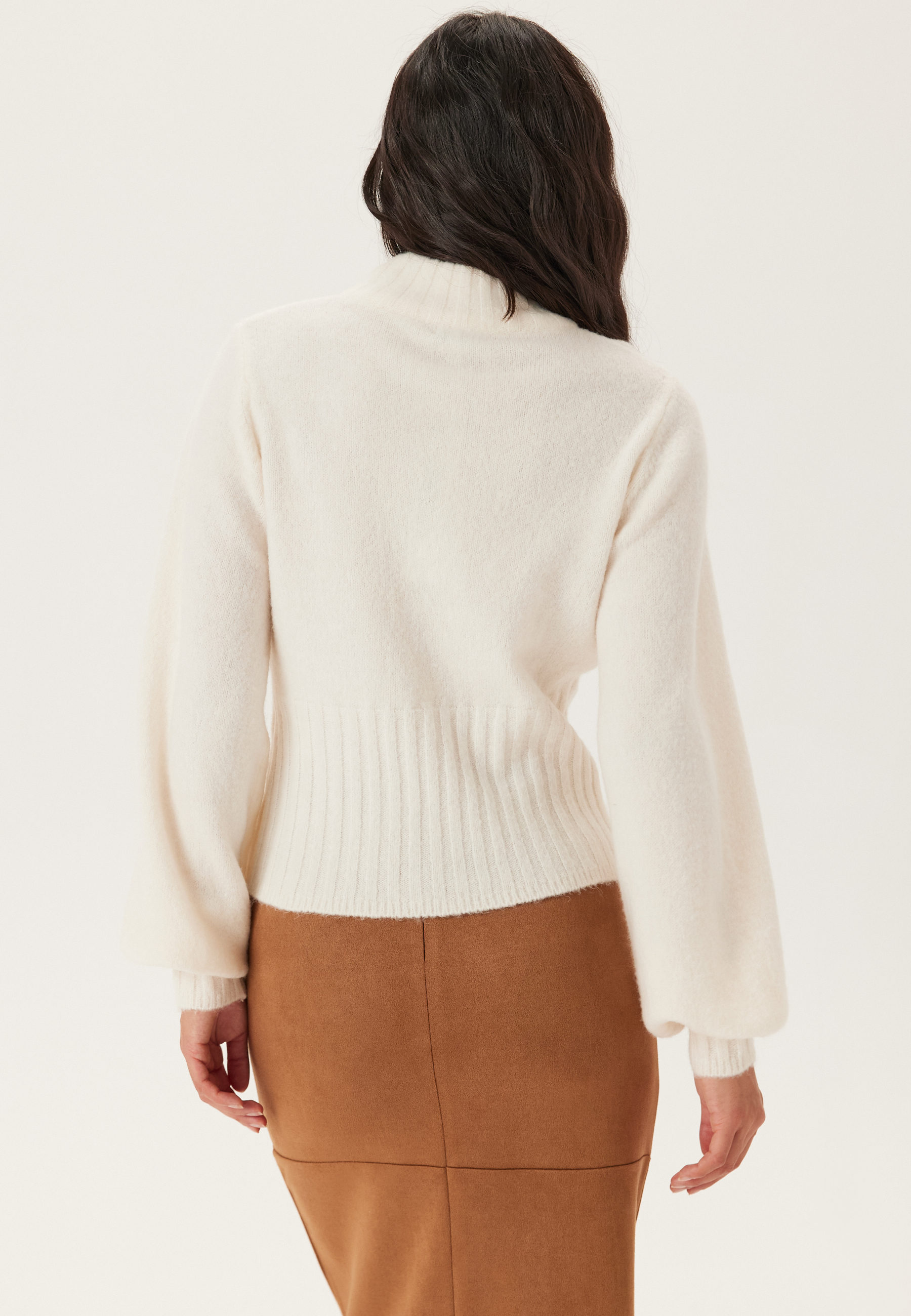 Volume Sleeve Knitted Sweater 2
