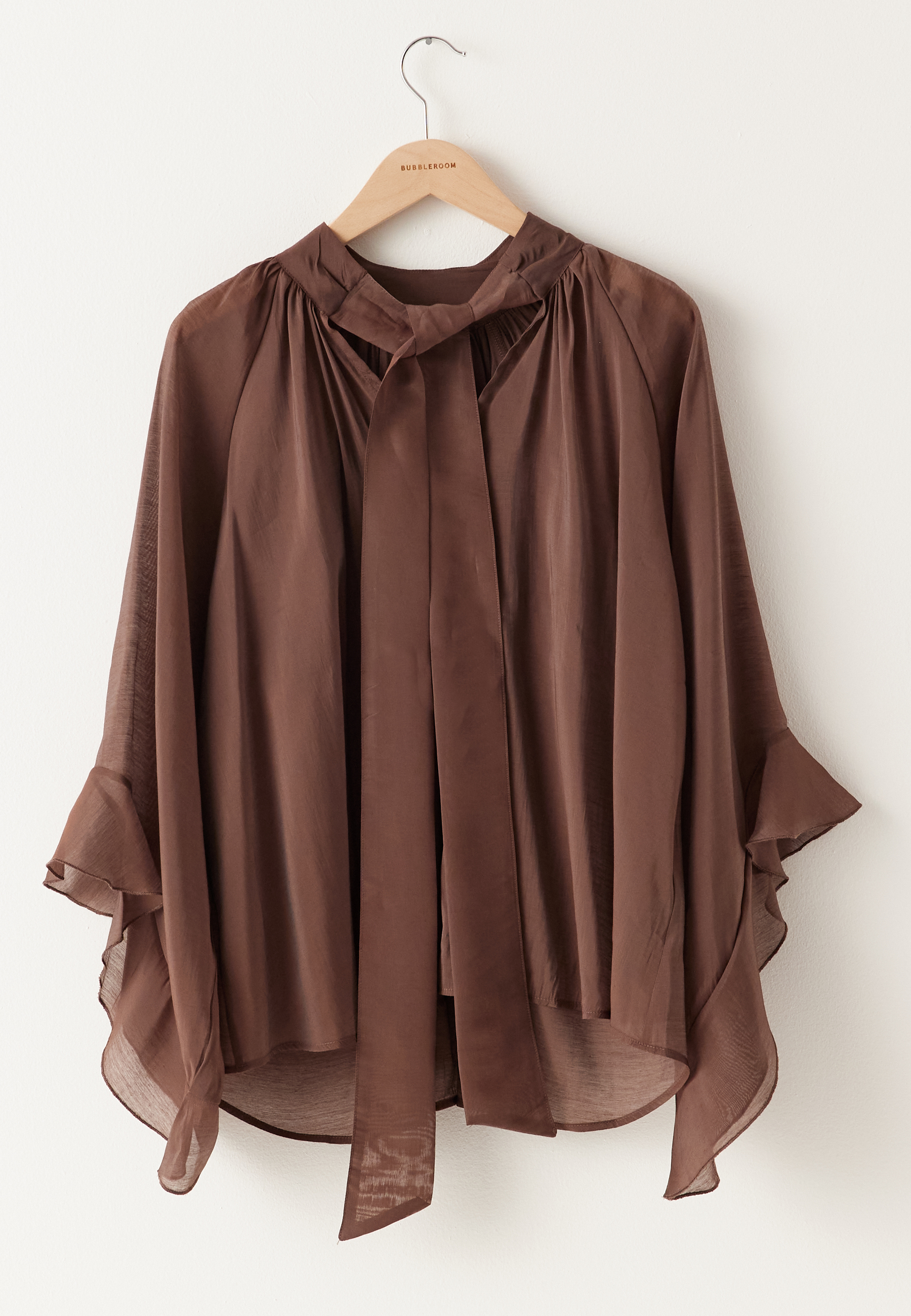 Wide Sleeve Bow Blouse 2