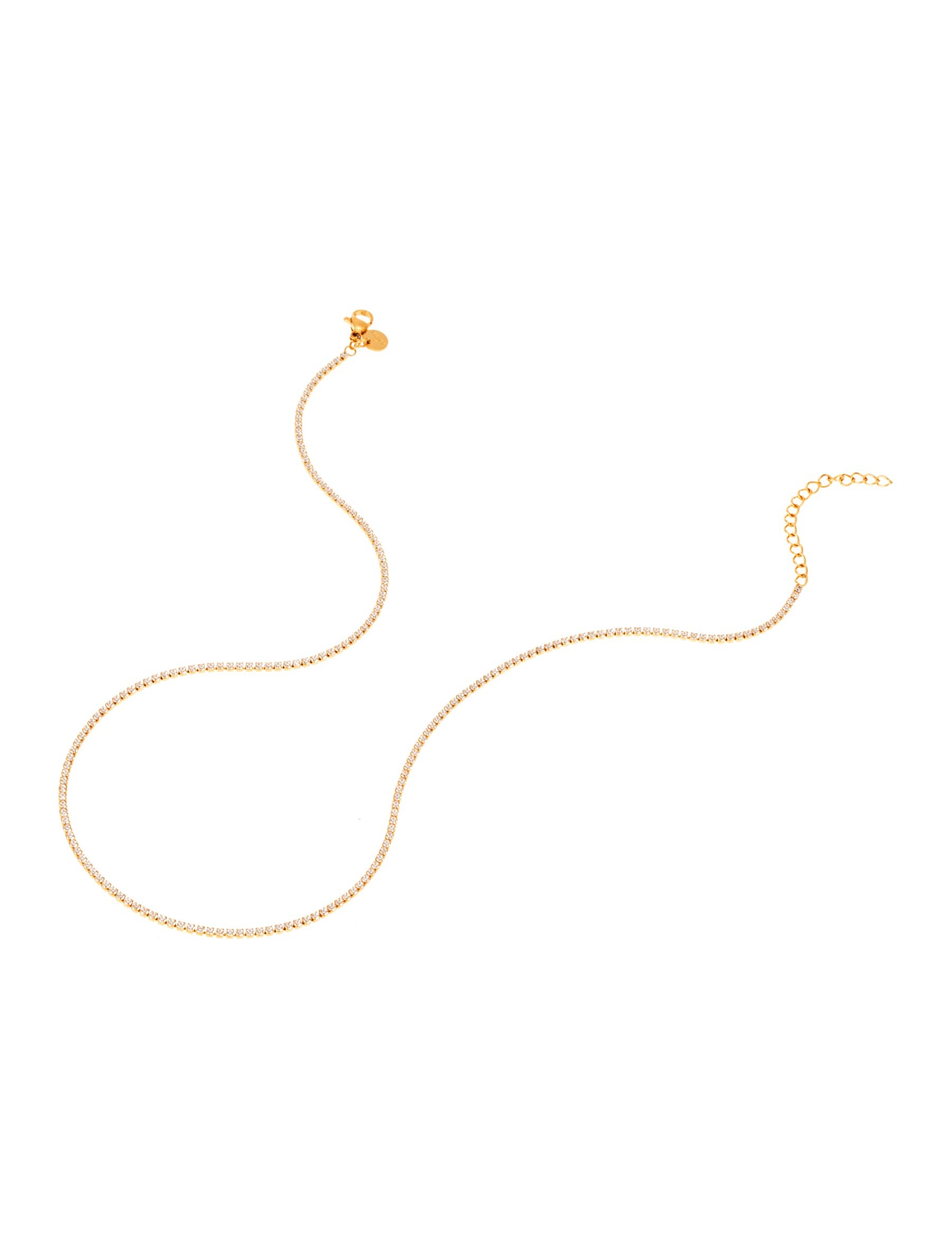 Cloé Tennisnecklace Gold 2