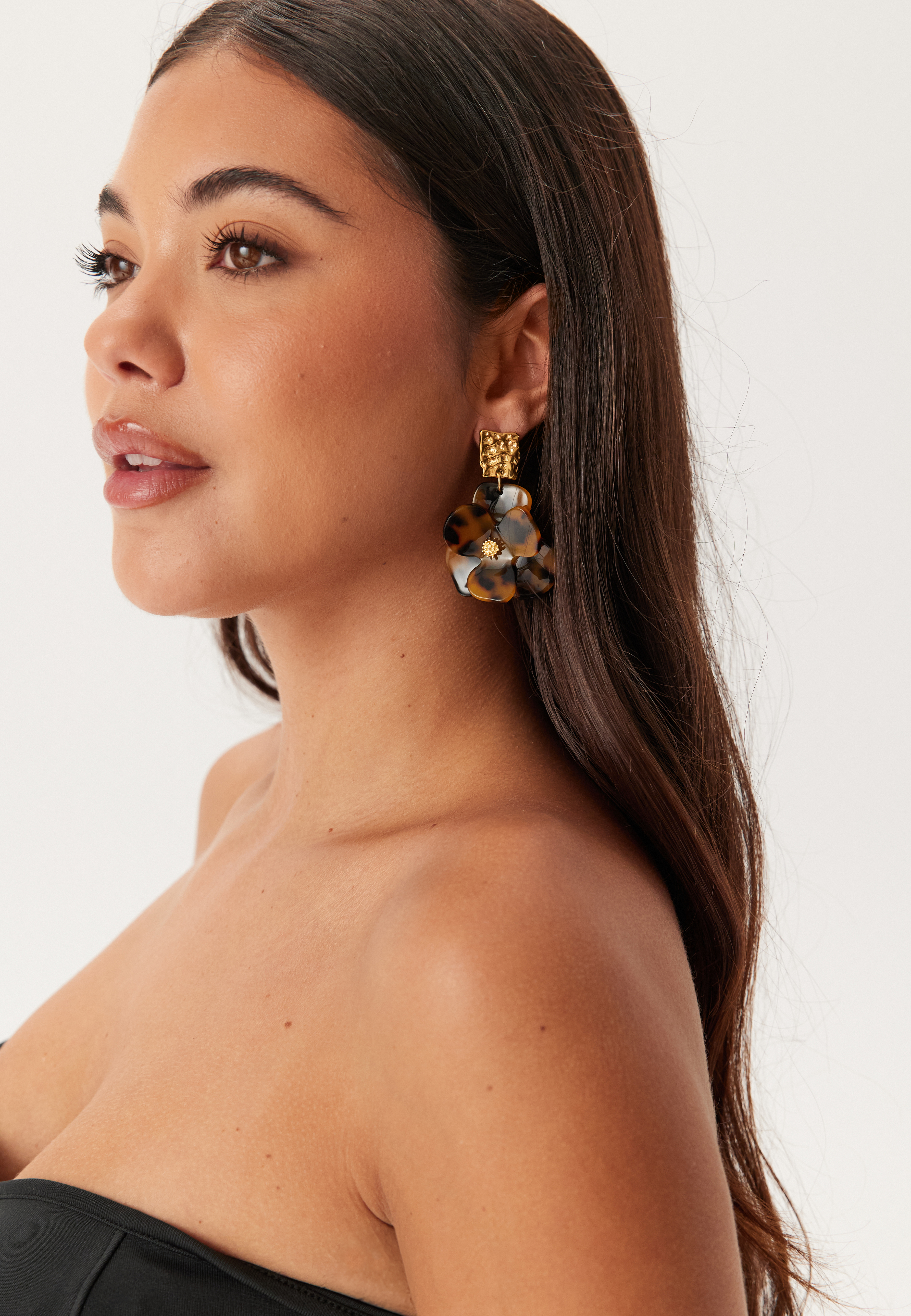 Flower Dream Earring Leopard