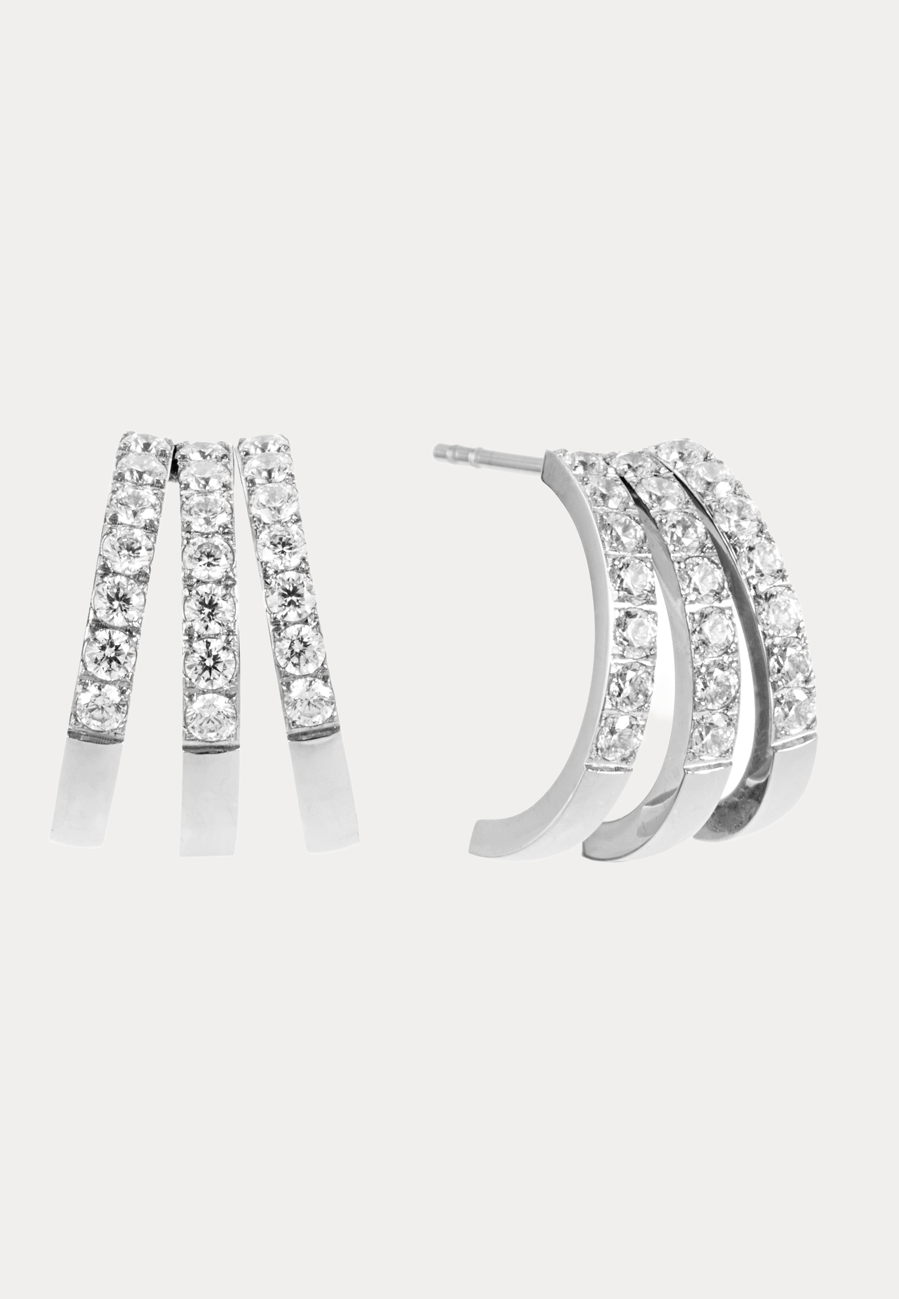 Trippel Crystal Earring 2