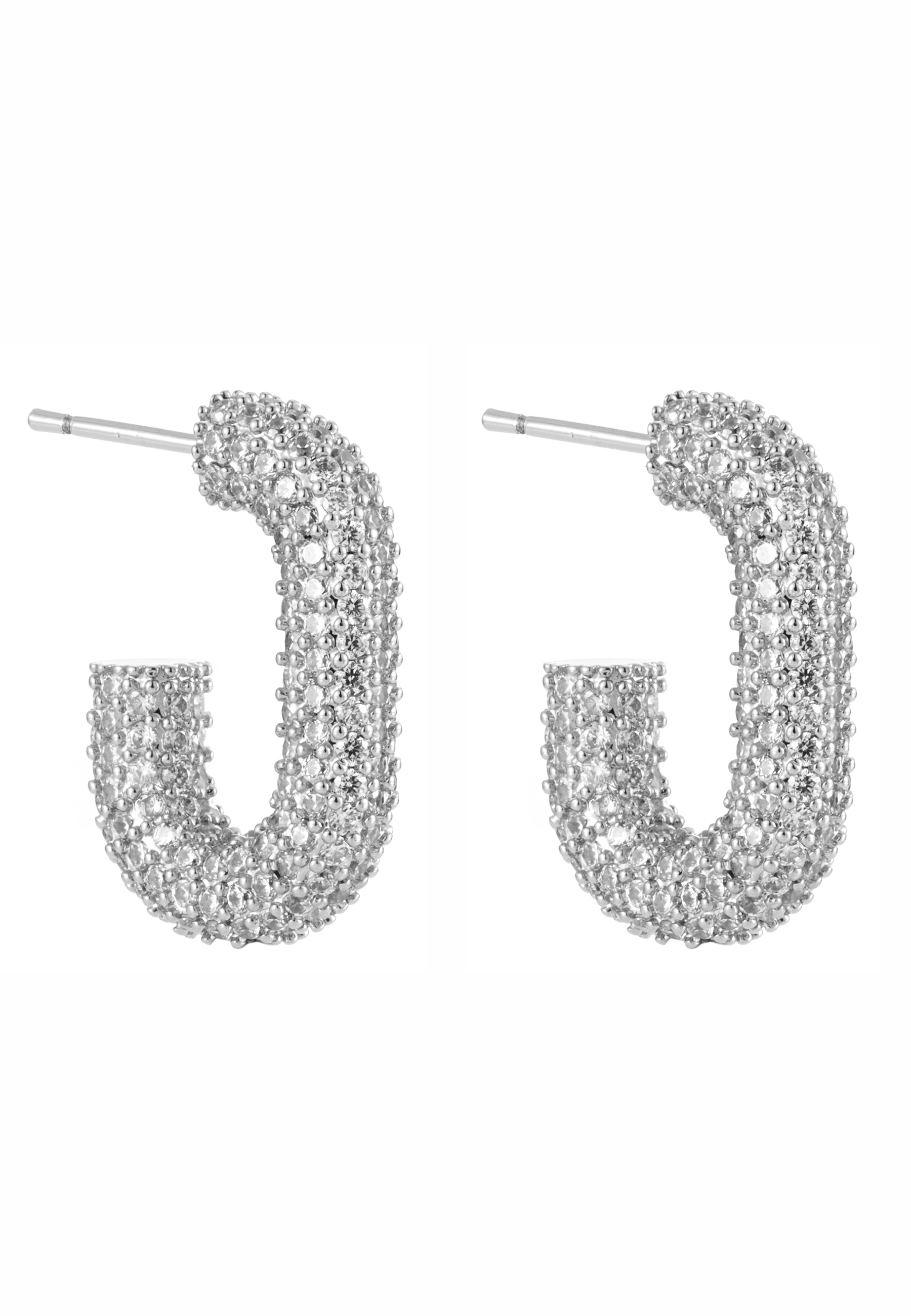 U Rock Crystal Earrings
