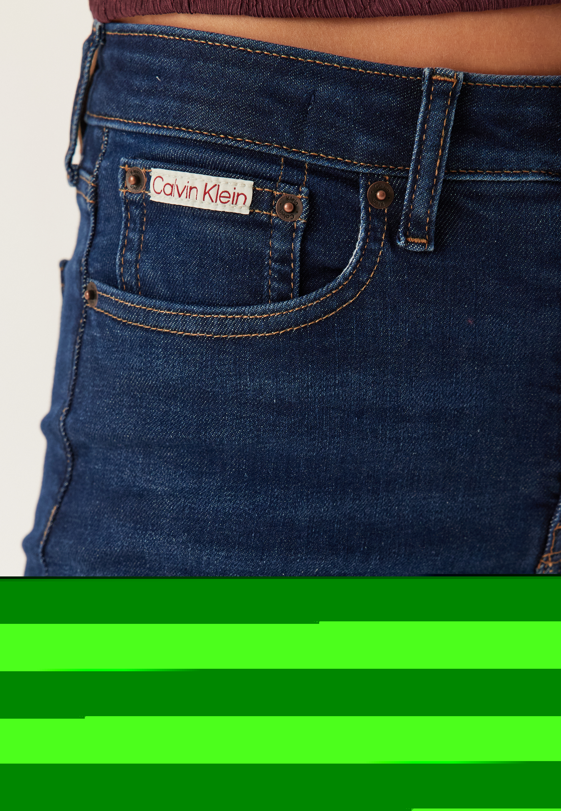 Mid Rise Skinny Blue Orbit 5