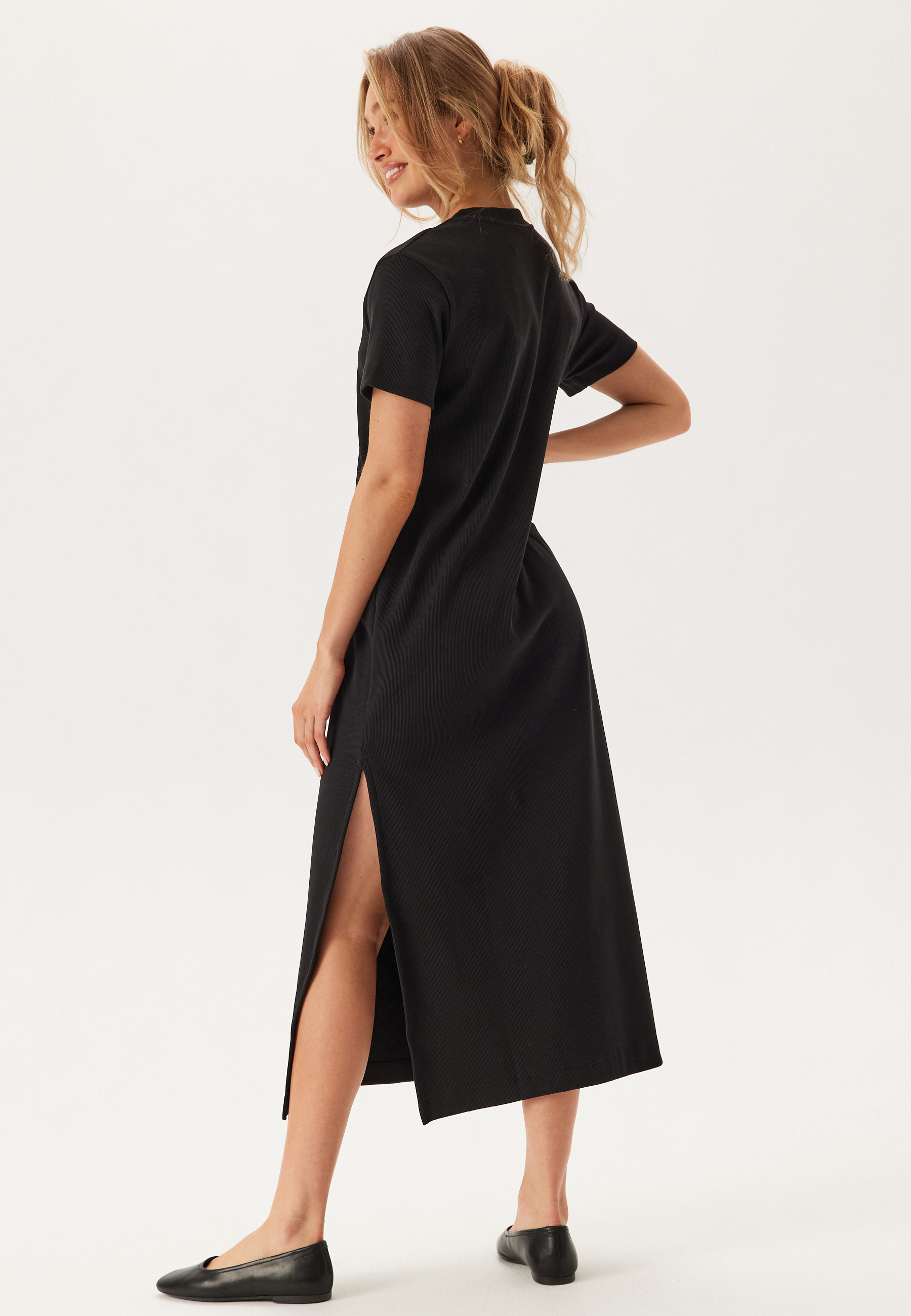 Monologo Long Rib Tee Dress 2