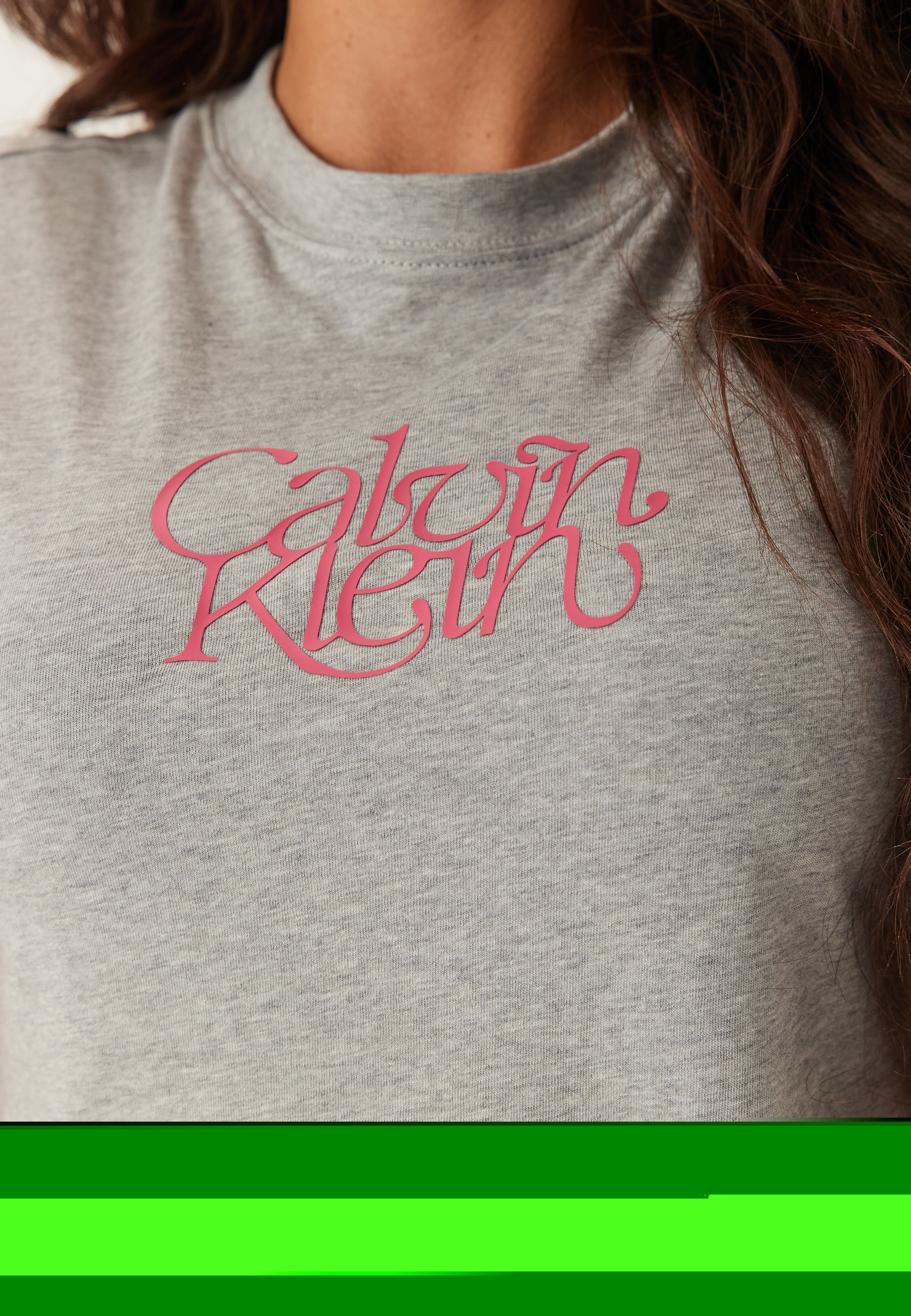 Ss Fitted Script Calvin Klein Te 4