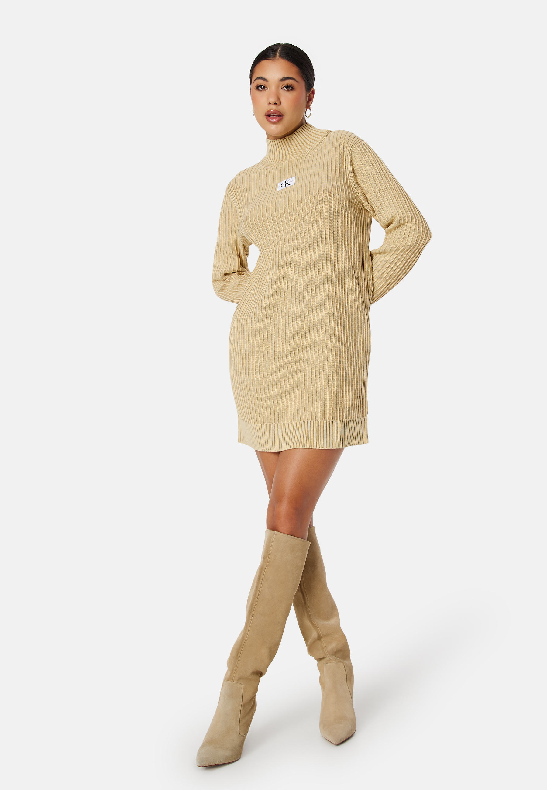Washed Monologo Sweater Dress 2