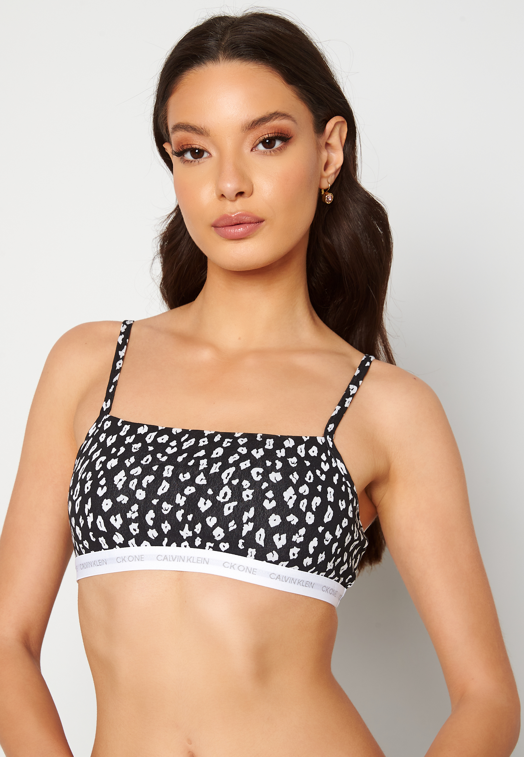 Alternativ bild 1 för Calvin Klein BH 2P One Cotton Unlined Bralette Svart/Vit X-Large Dam
