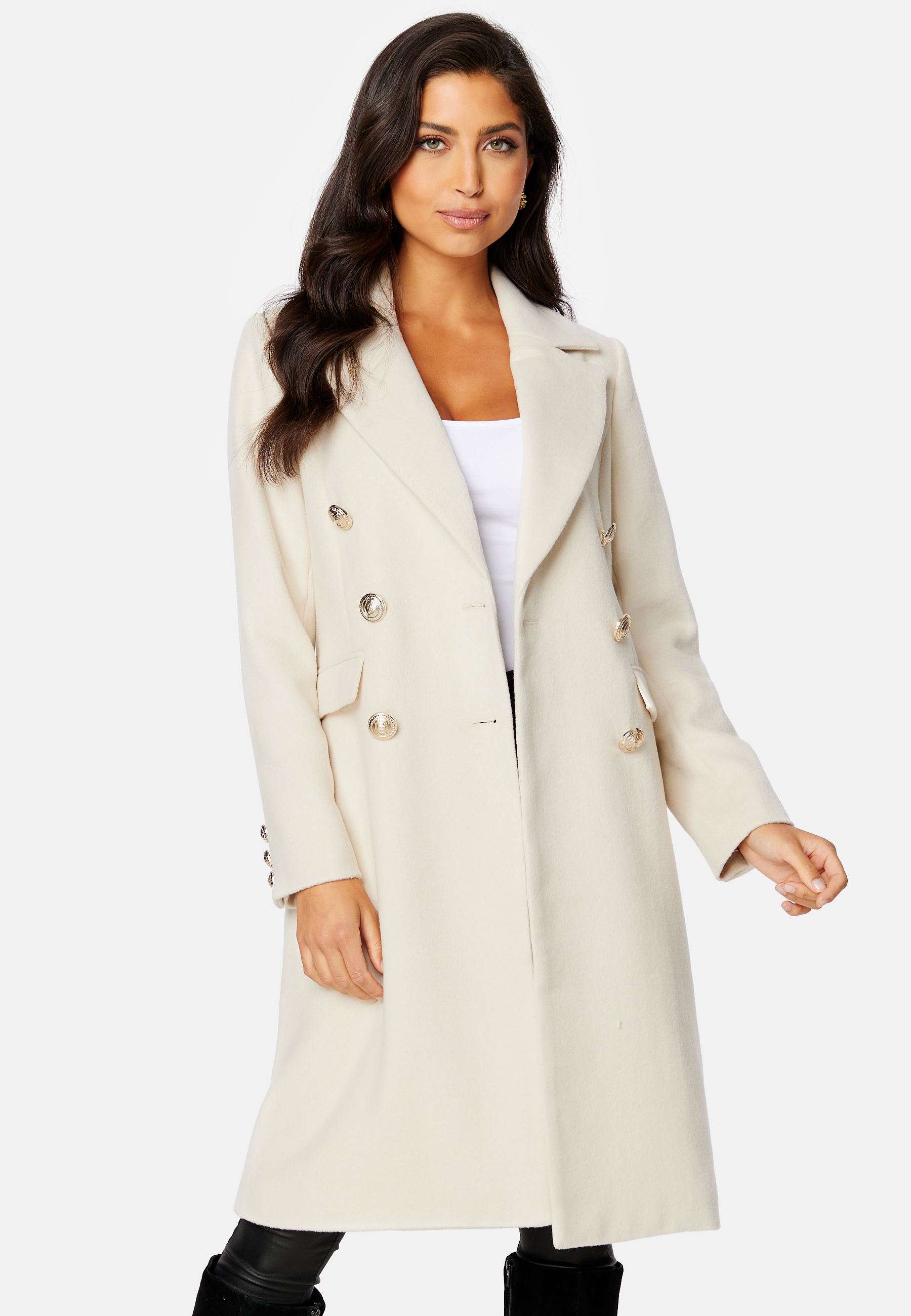Donatella Wool Blend Coat 3