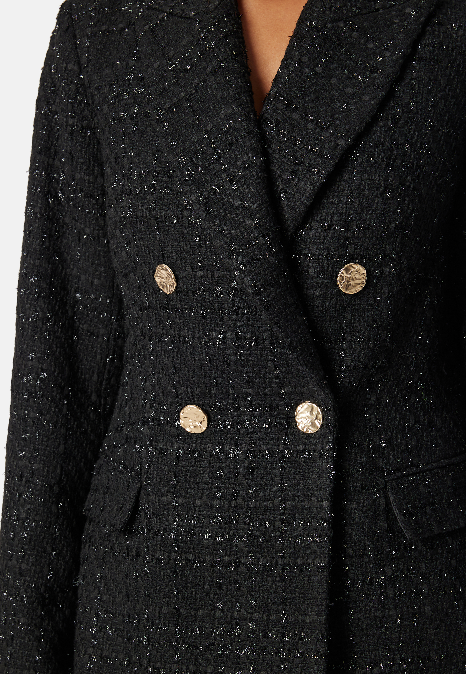 Double Breasted Bouclé Blazer 4